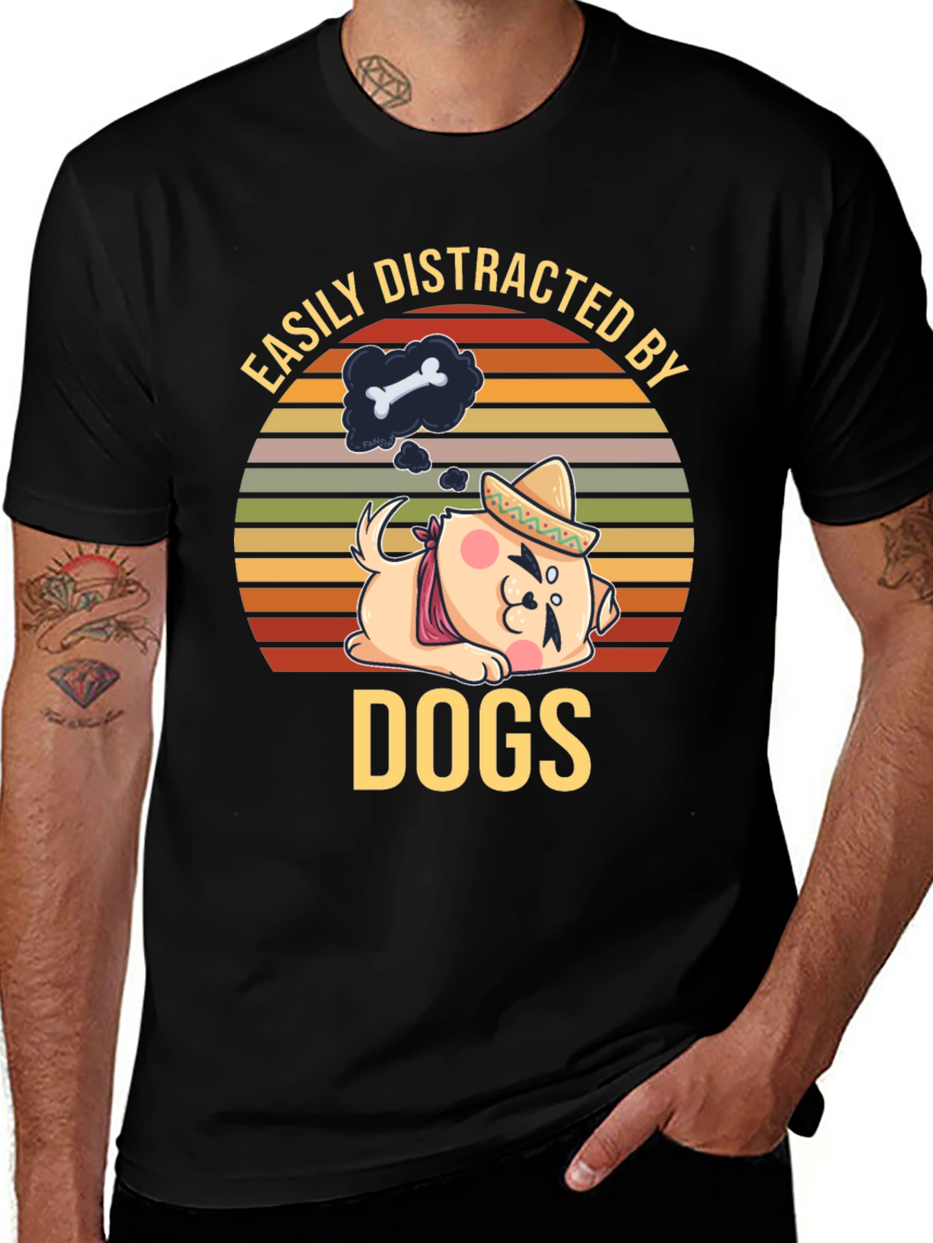Easily Distracted By Dogs T-Shirt