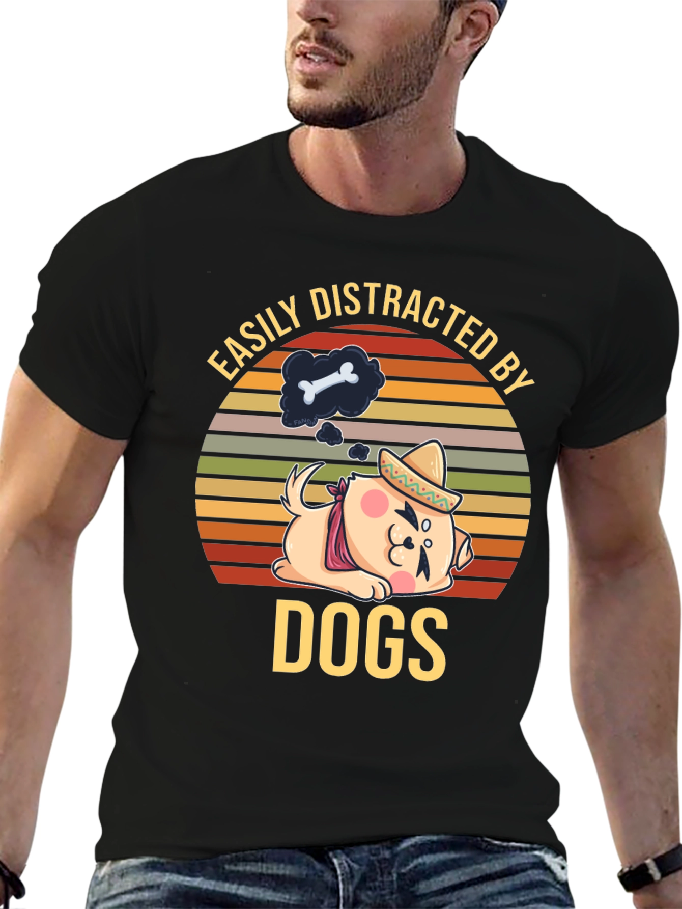 Easily Distracted By Dogs T-Shirt