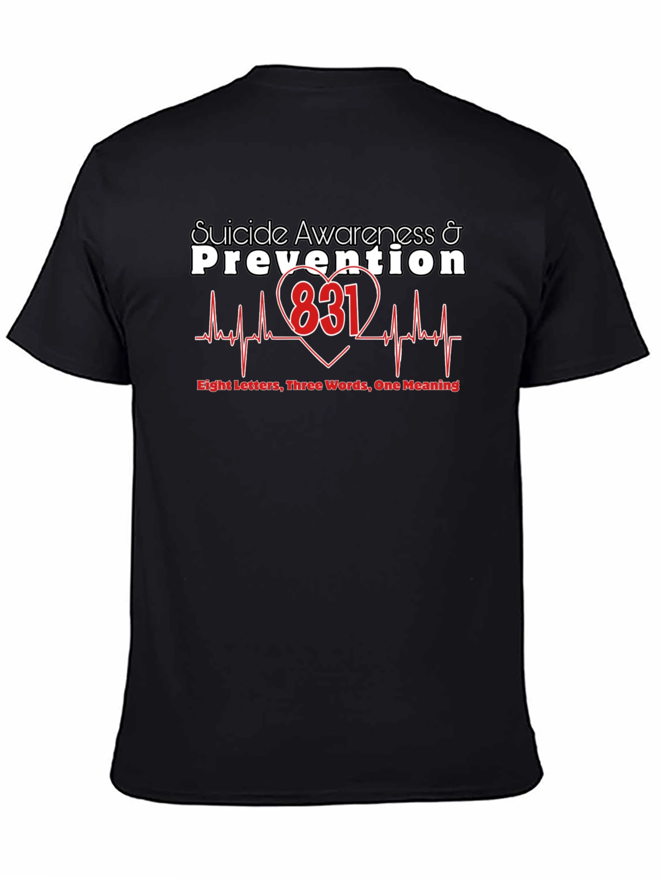 Suicide Awareness & Prevention Black T-Shirt