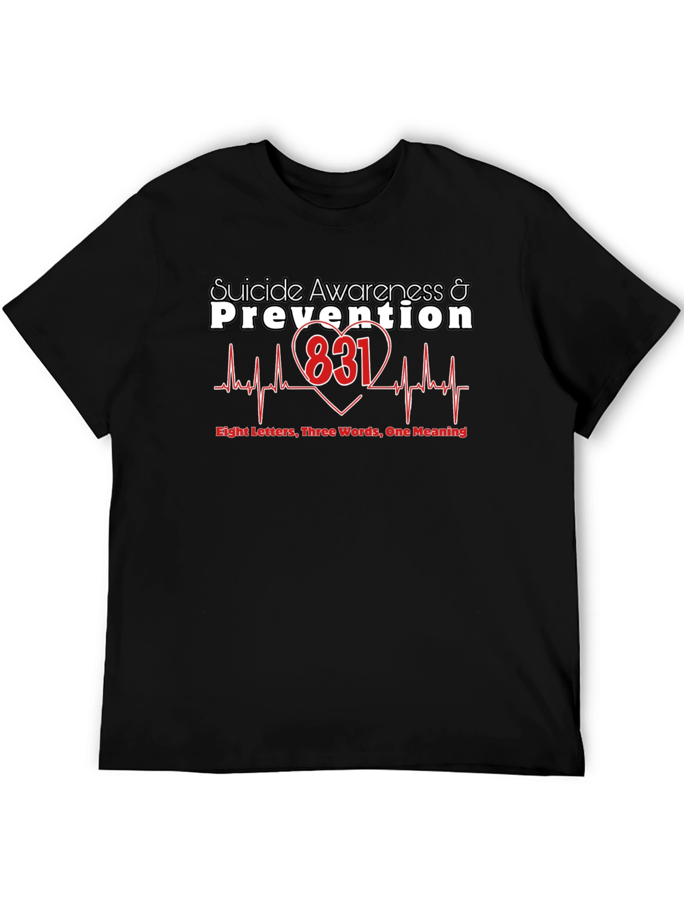 Suicide Awareness & Prevention Black T-Shirt