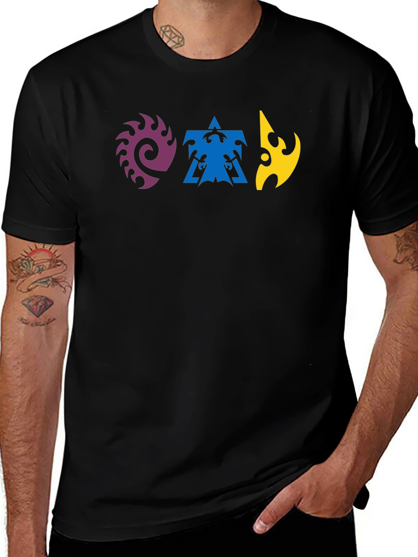 StarCraft Races T-Shirt: Zerg Protoss Terran