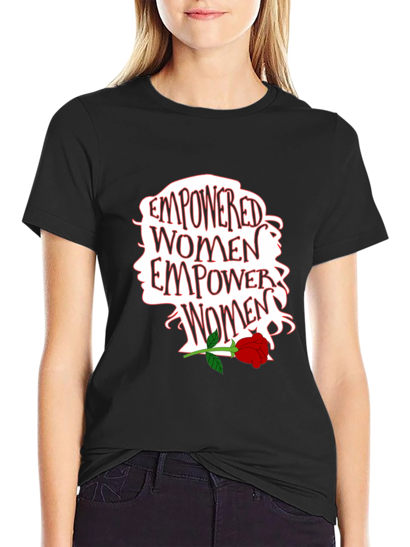 Empowered Women T-Shirt - Graphic Print Tee