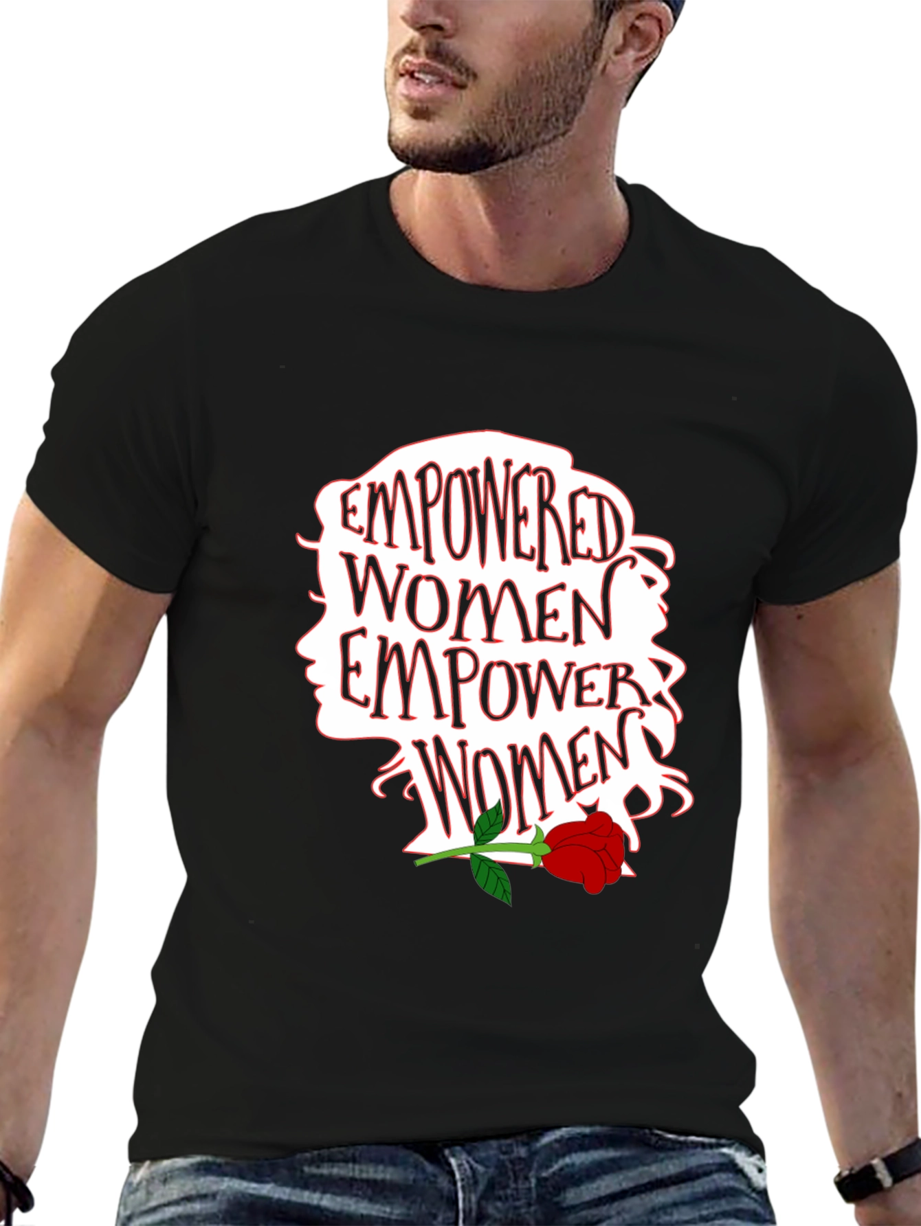 Empowered Women T-Shirt - Graphic Print Tee