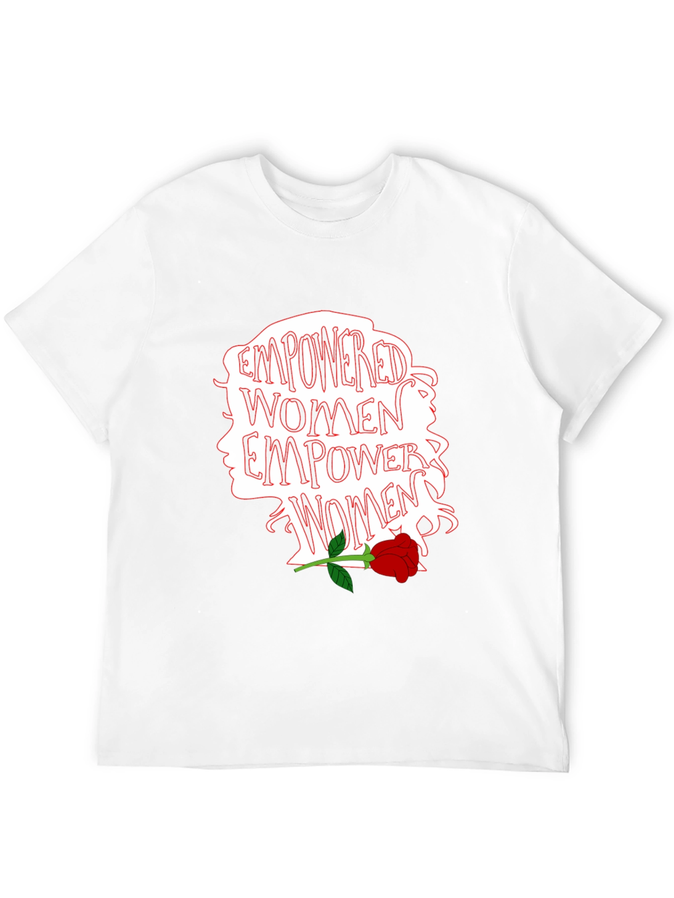 Empowered Women T-Shirt - Graphic Print Tee
