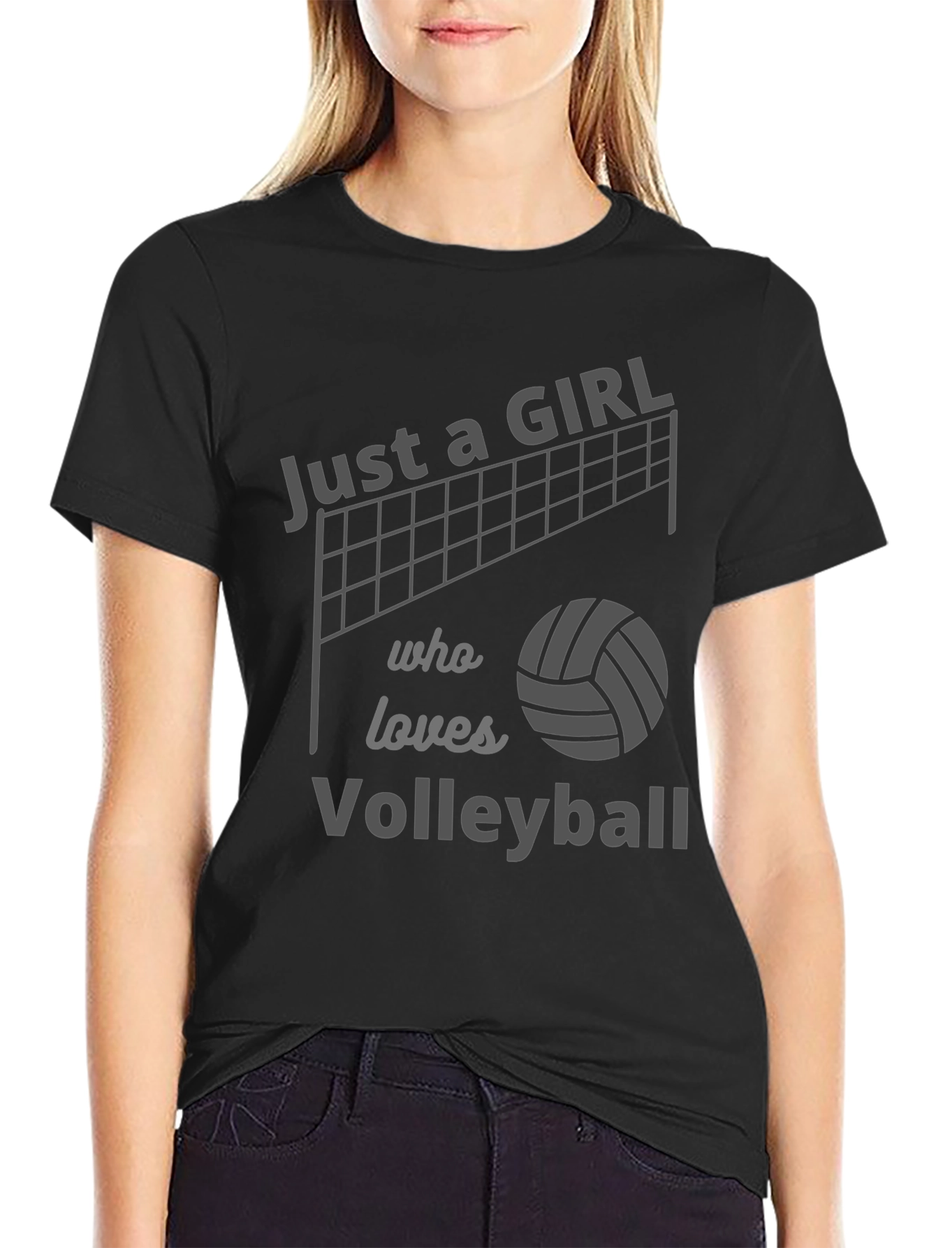 Volleyball Girl Graphic Tee - Sporty & Stylish!