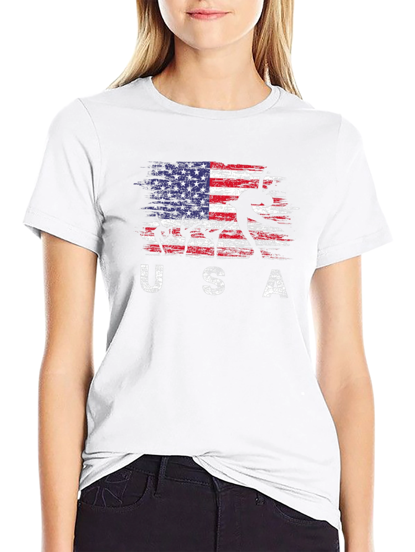 USA Gymnastics Flag T-Shirt