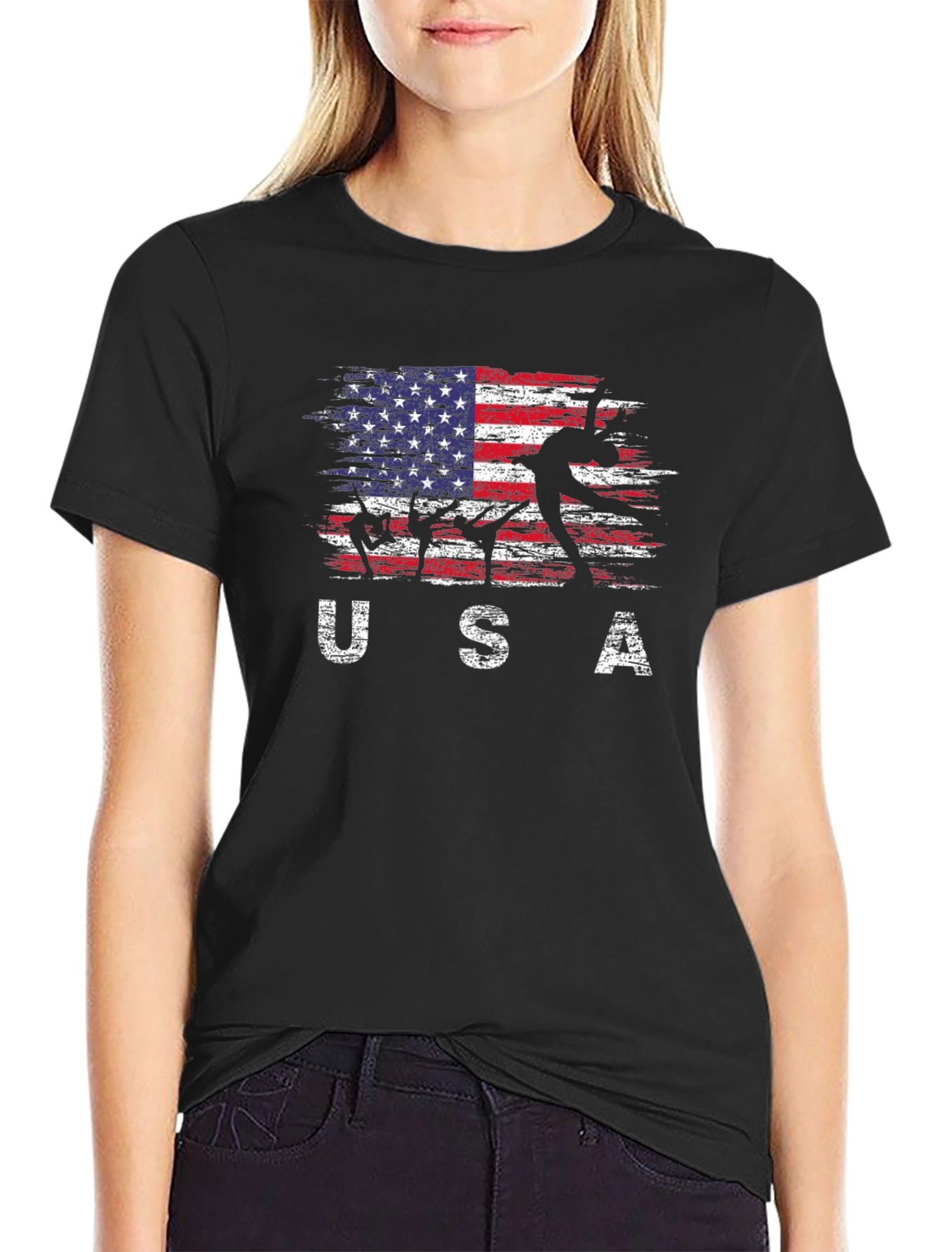 USA Gymnastics Flag T-Shirt