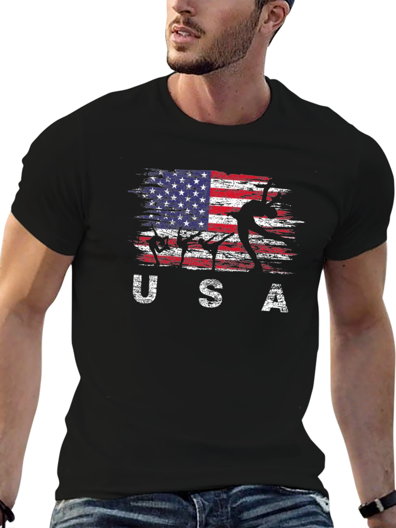 USA Gymnastics Flag T-Shirt