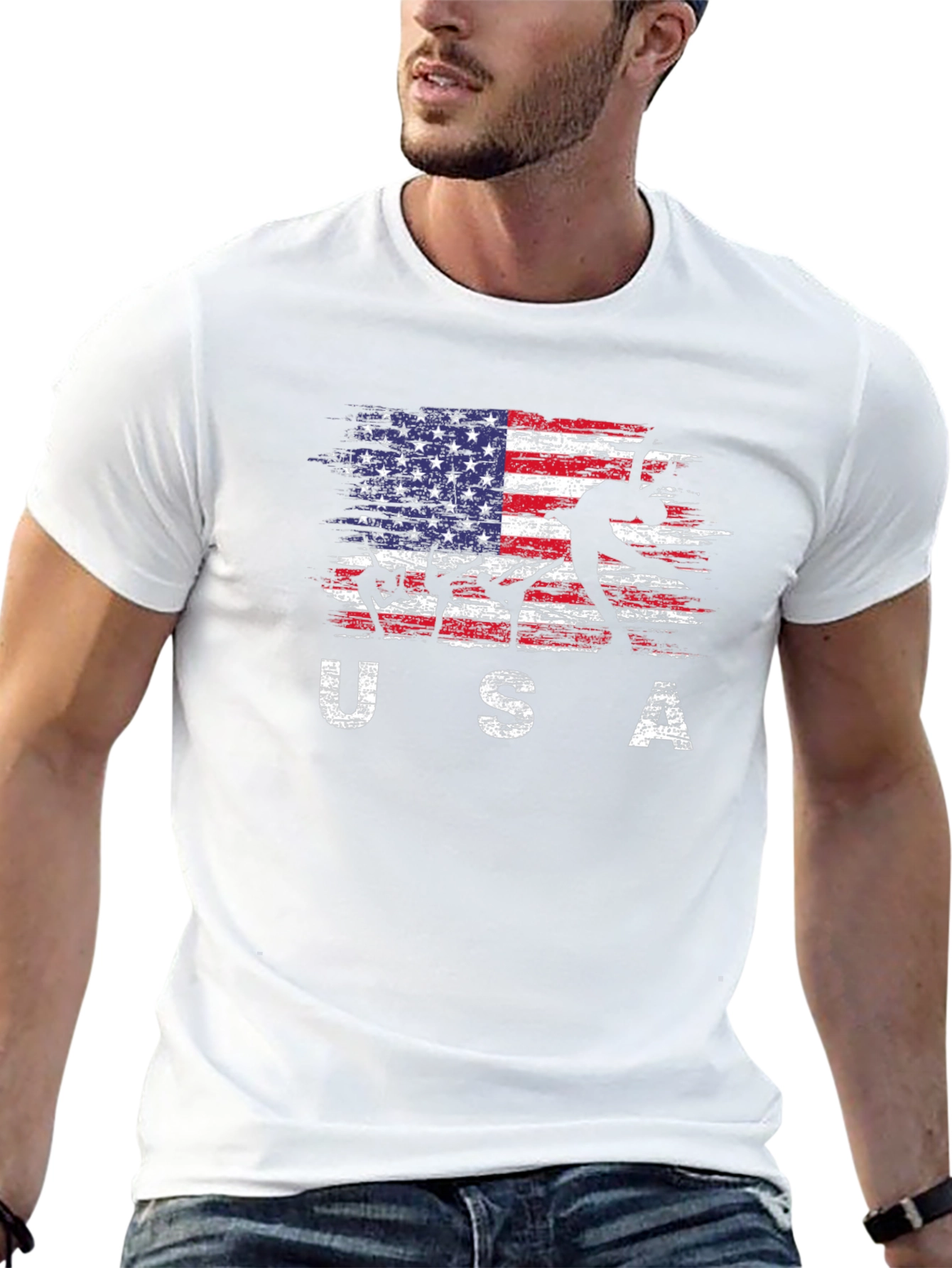 USA Gymnastics Flag T-Shirt
