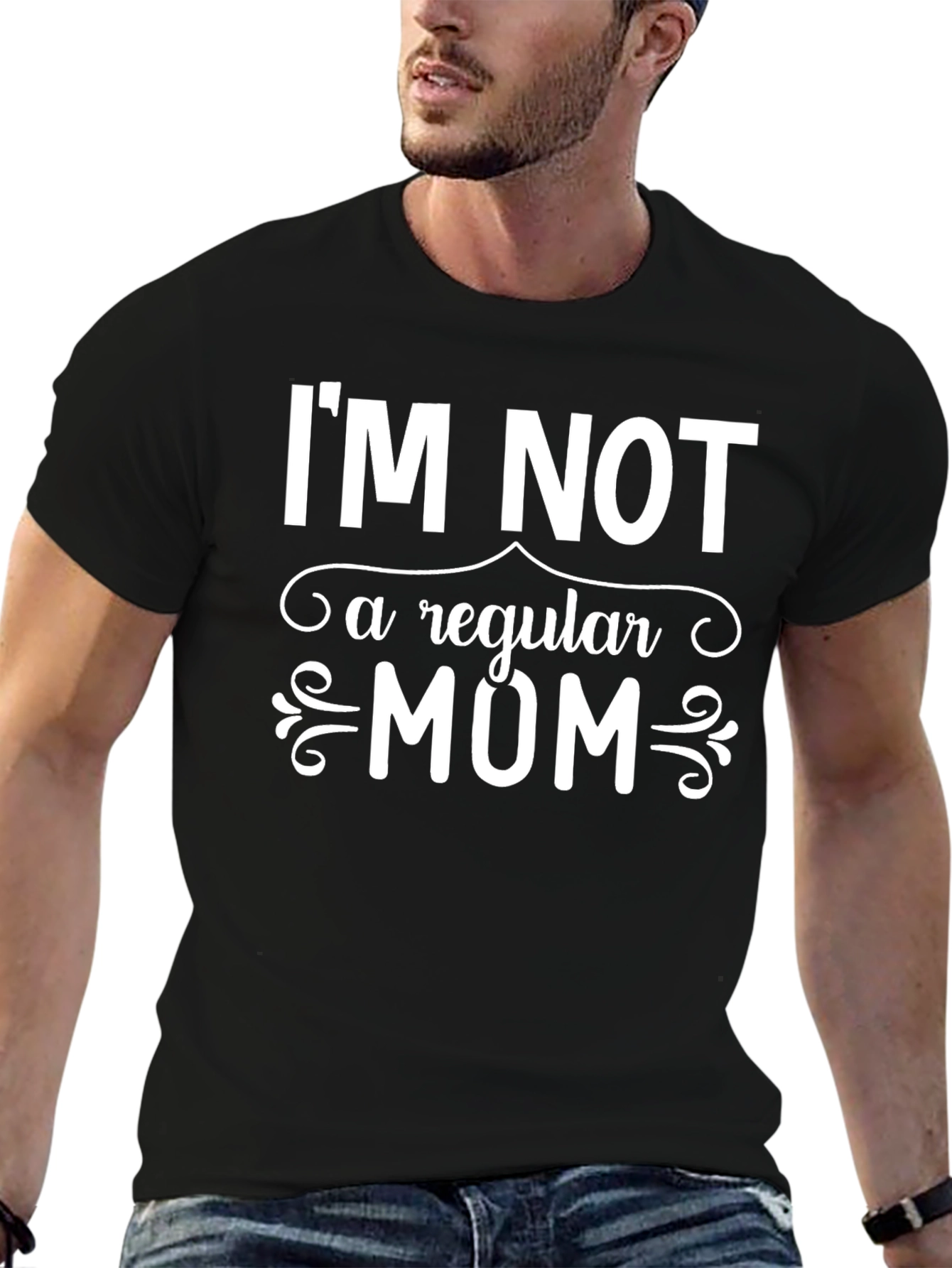 Im Not a Regular Mom Funny Graphic Tee