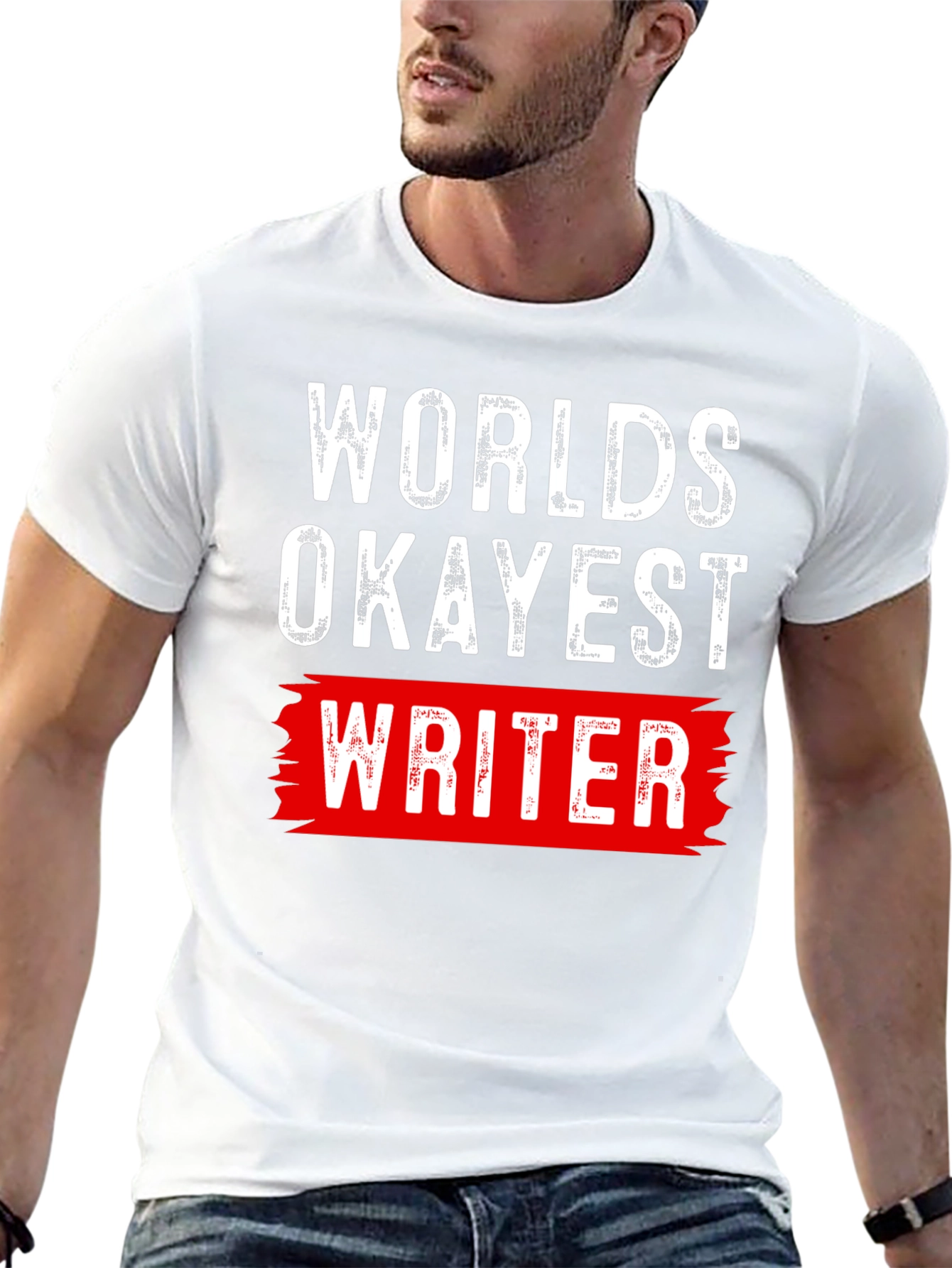 Worlds Okayest Writer Graphic T-Shirt