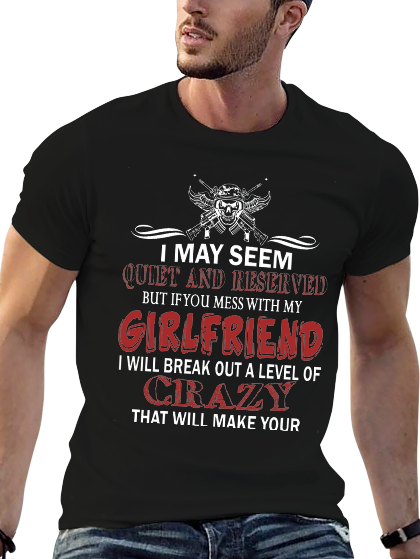 GF Defender T-Shirt - I May Seem Quiet