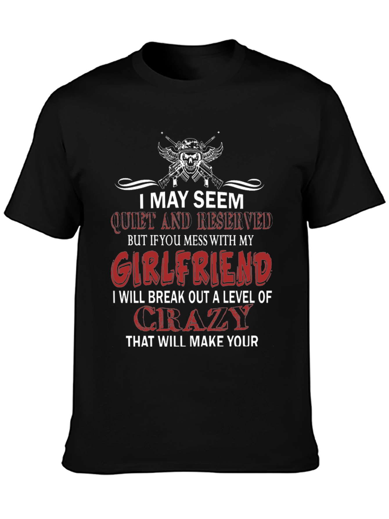 GF Defender T-Shirt - I May Seem Quiet