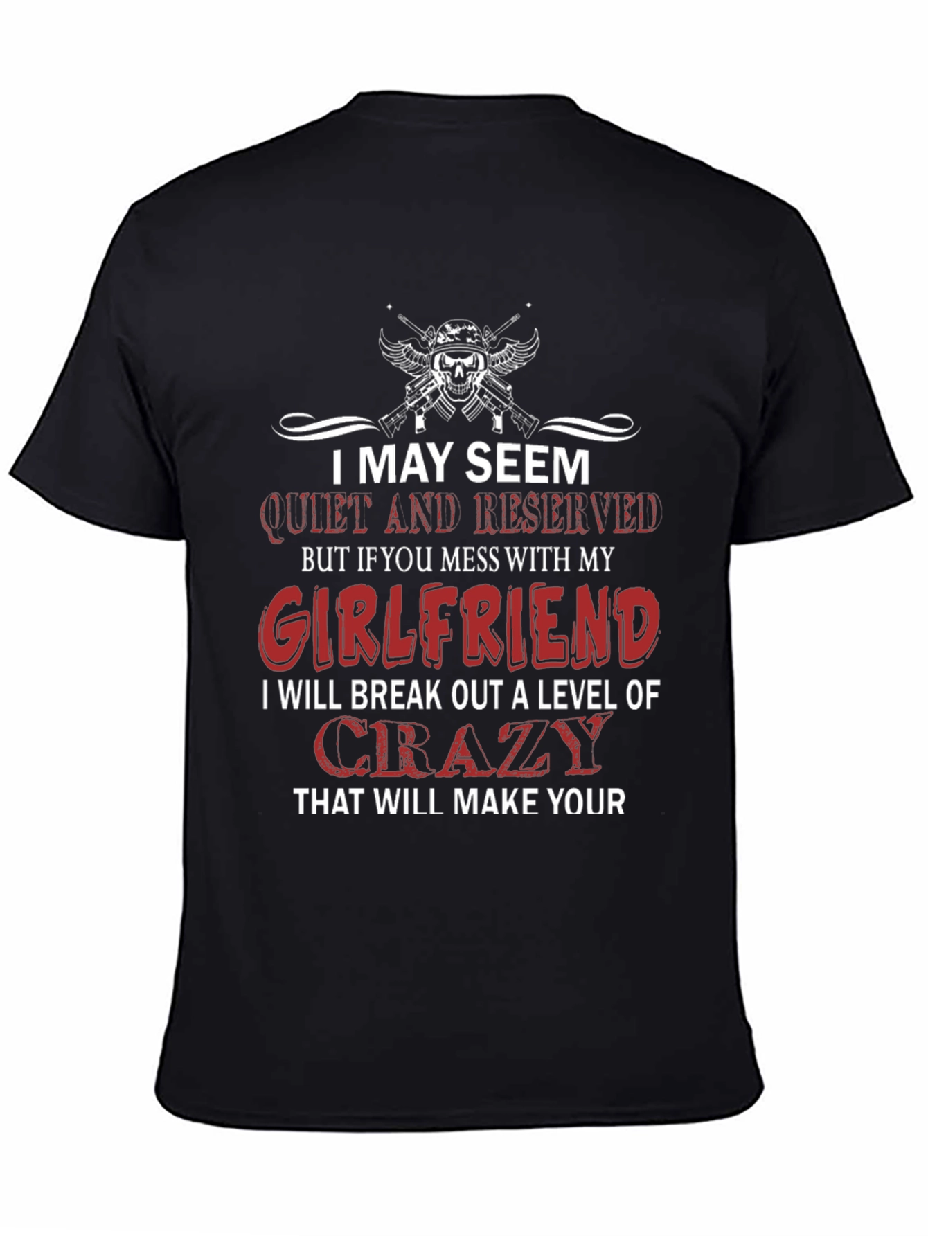 GF Defender T-Shirt - I May Seem Quiet