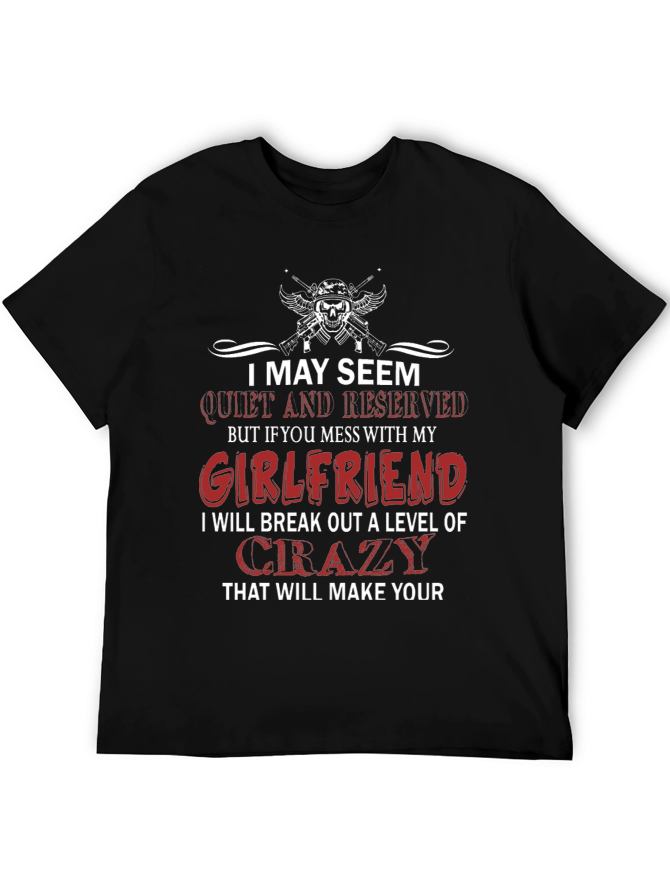 GF Defender T-Shirt - I May Seem Quiet