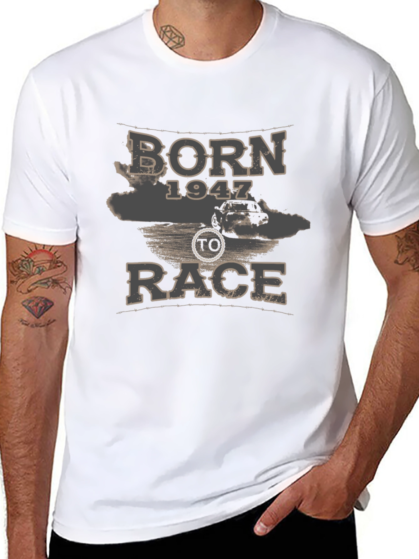 Born 1947 to Race - Graphic Tee