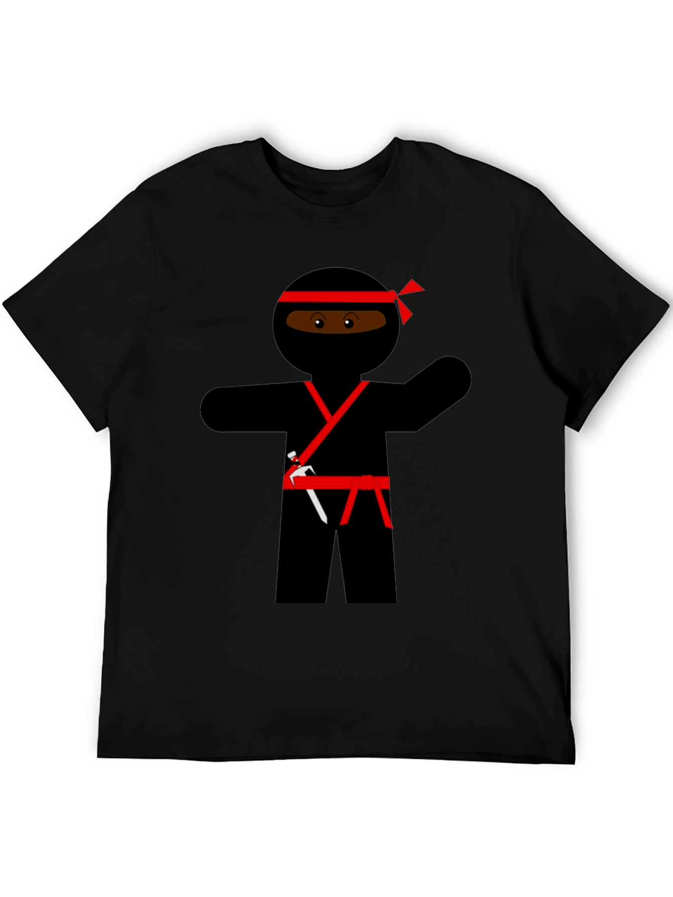 Ninja Cartoon Graphic Novelty T-Shirt