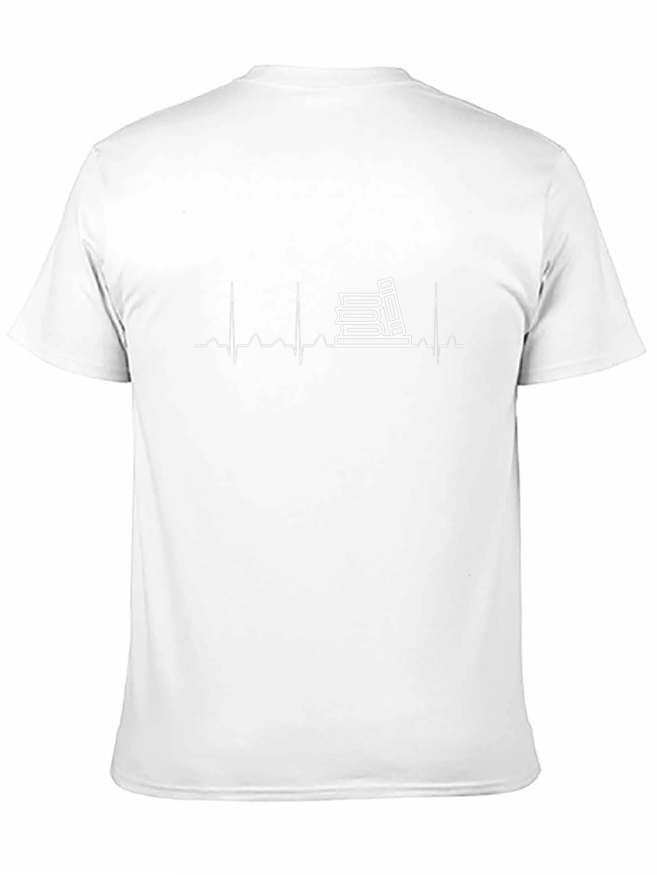 Book Lovers Heartbeat T-Shirt - Black