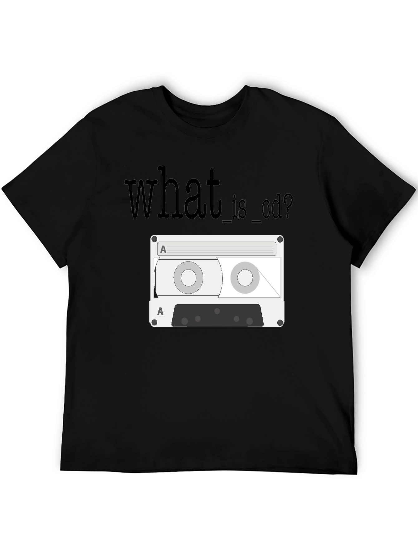 Retro Cassette Tape T-Shirt - What is CD?