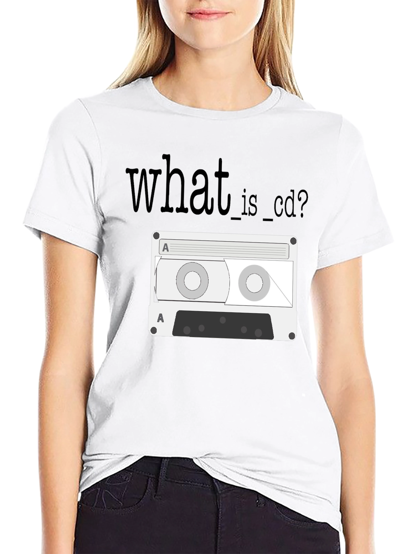 Retro Cassette Tape T-Shirt - What is CD?