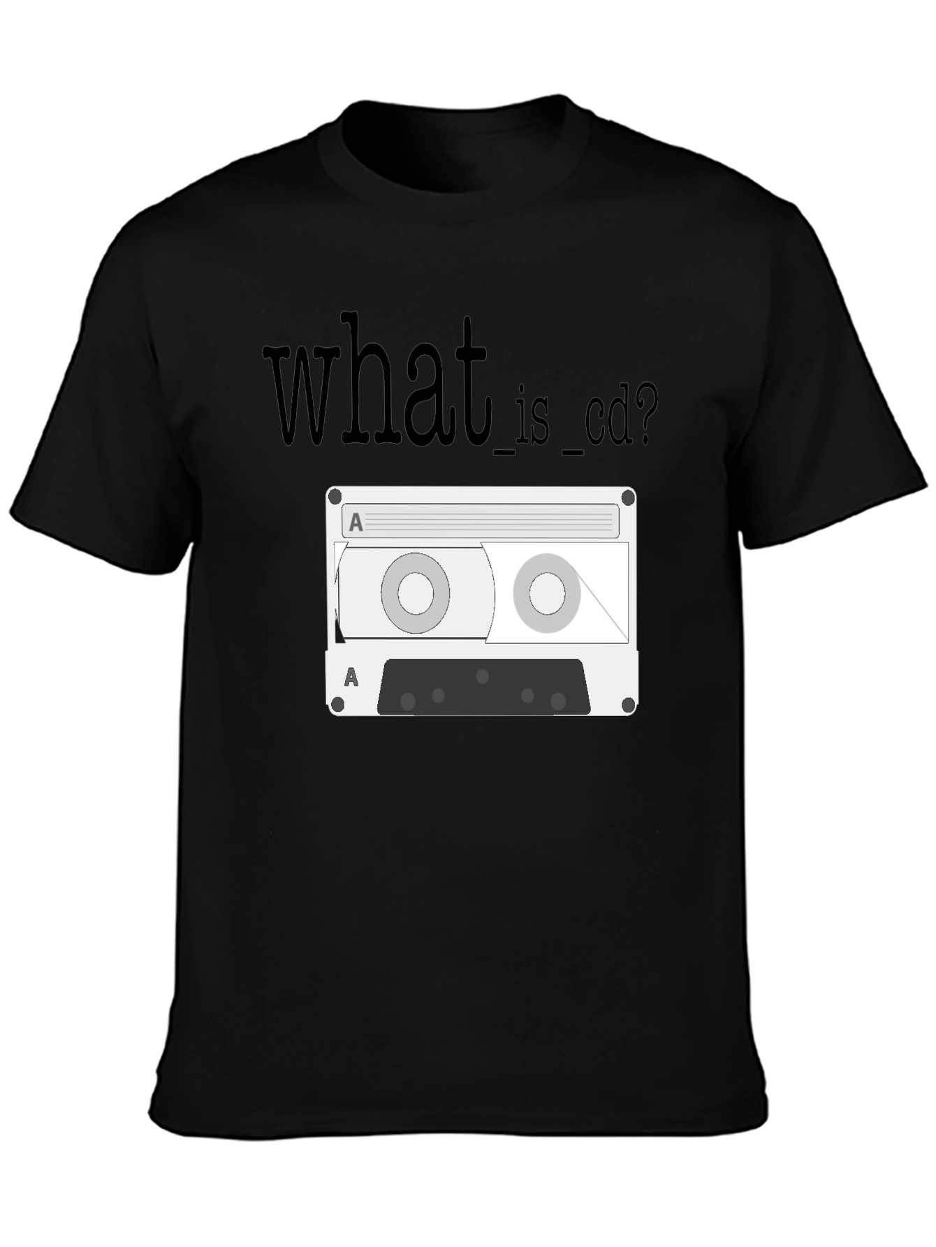 Retro Cassette Tape T-Shirt - What is CD?