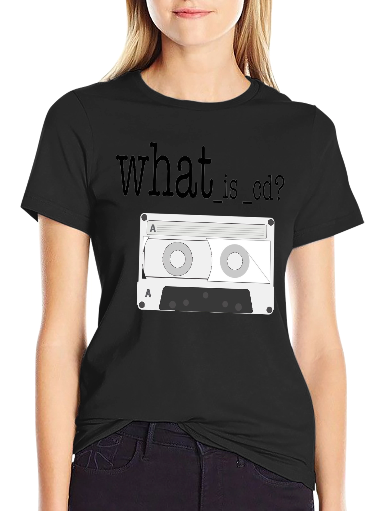 Retro Cassette Tape T-Shirt - What is CD?