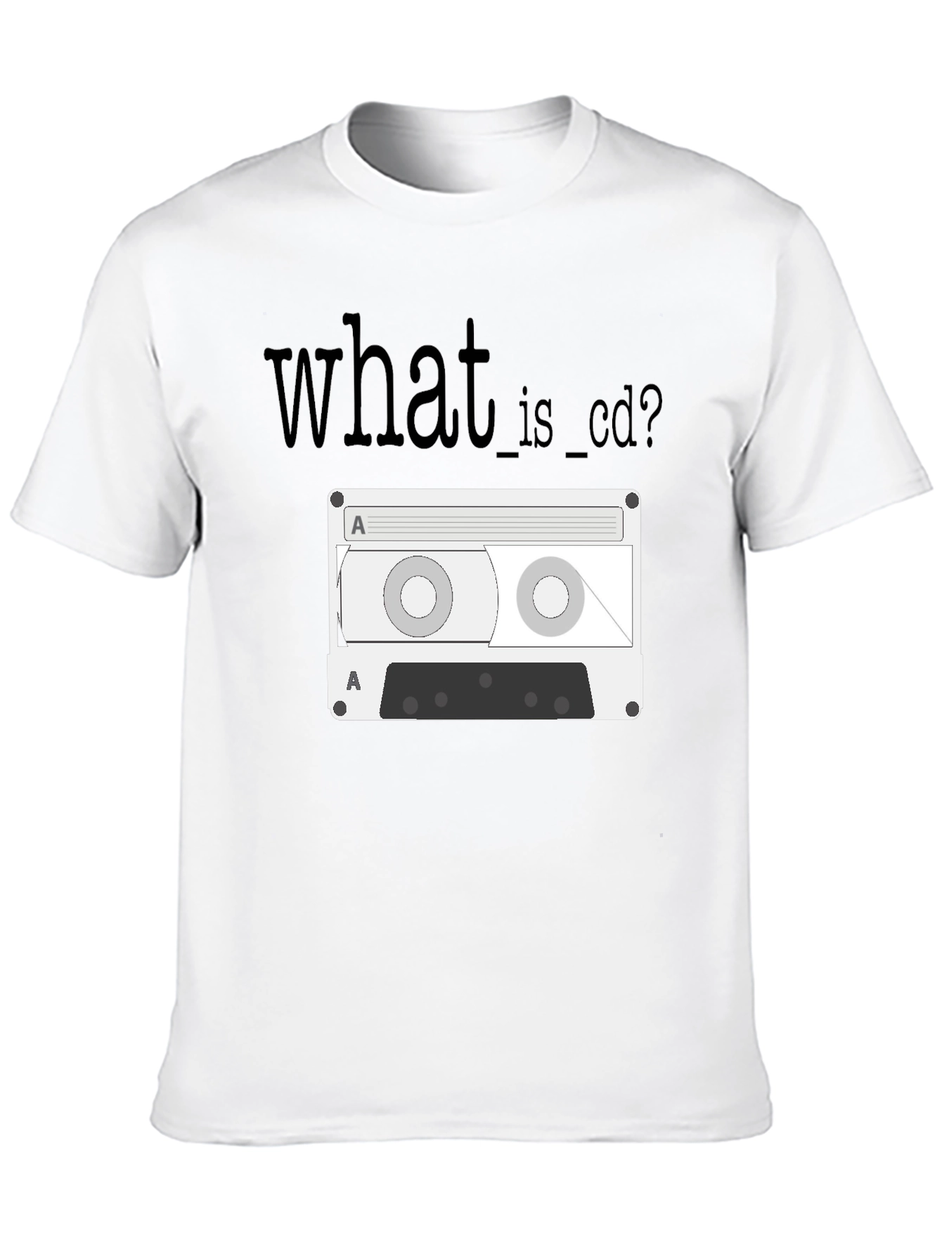 Retro Cassette Tape T-Shirt - What is CD?