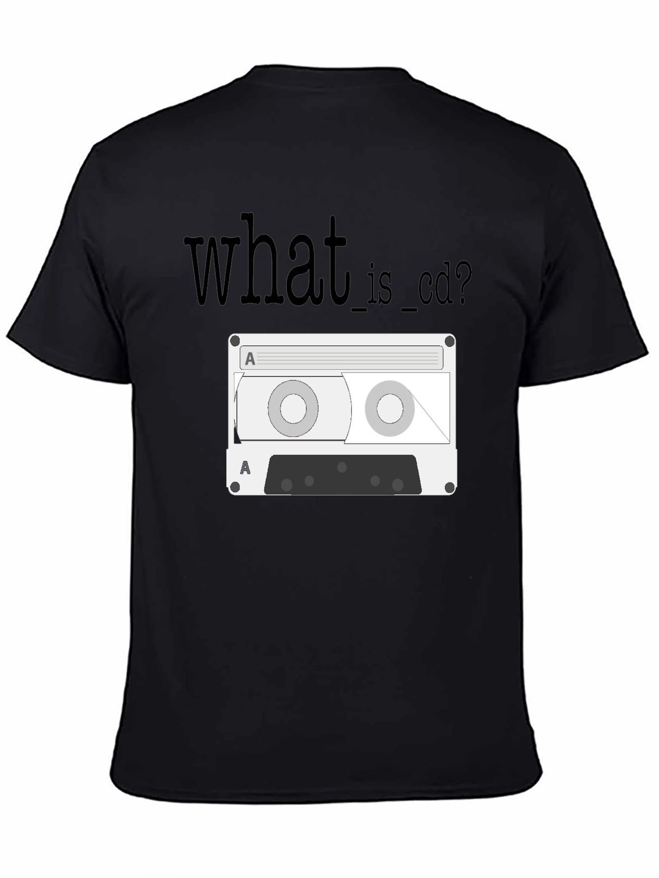 Retro Cassette Tape T-Shirt - What is CD?
