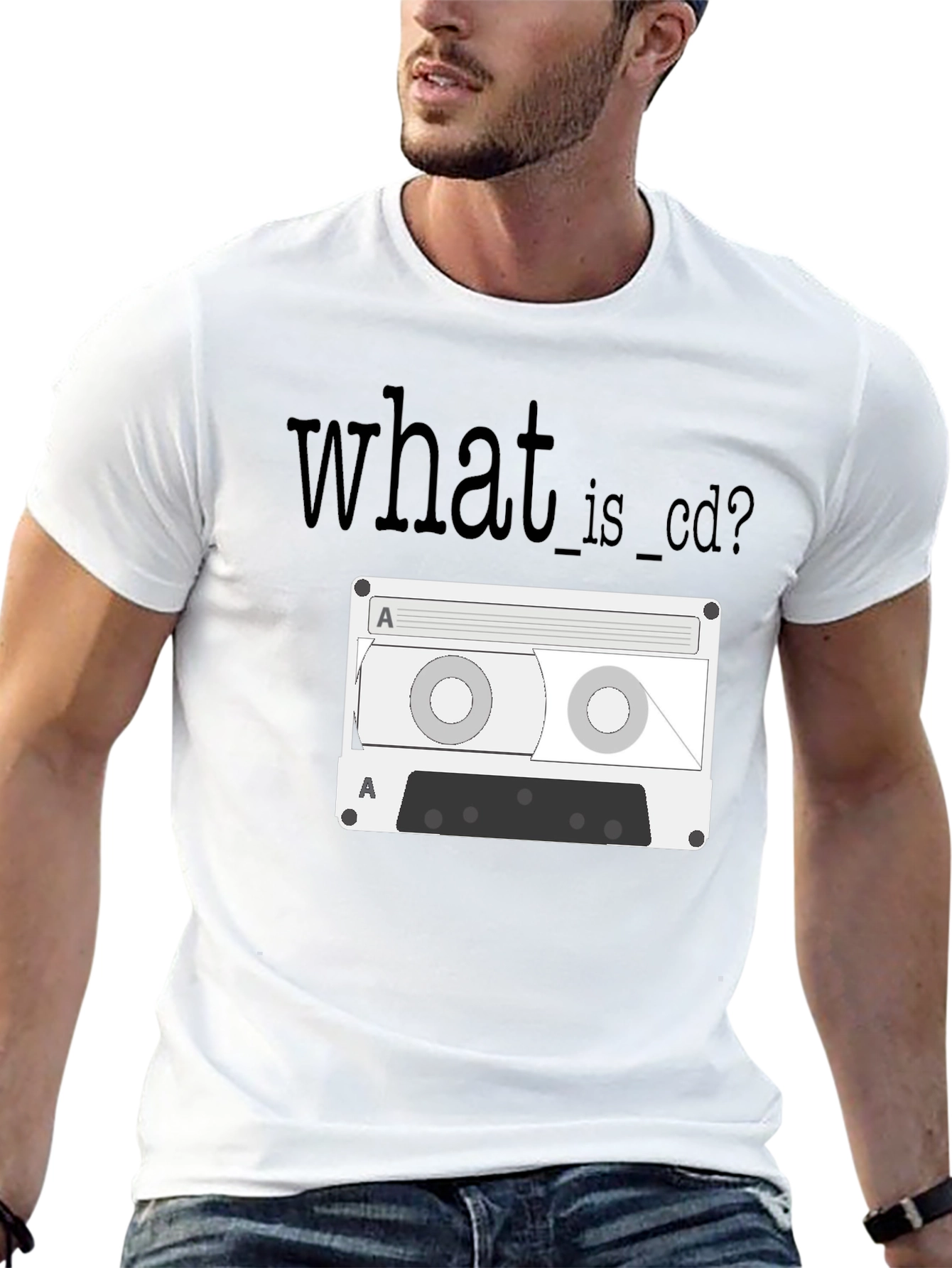 Retro Cassette Tape T-Shirt - What is CD?