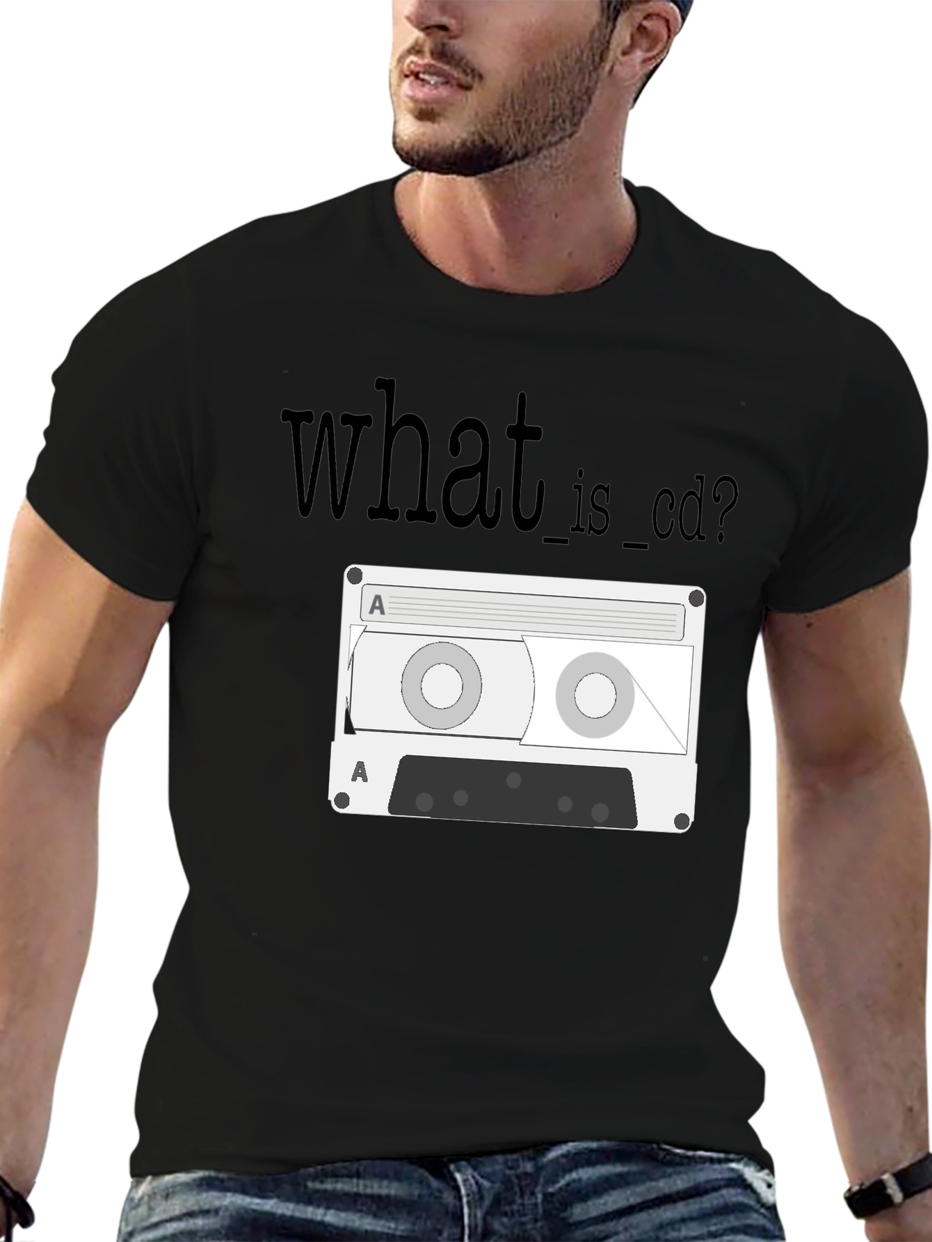 Retro Cassette Tape T-Shirt - What is CD?