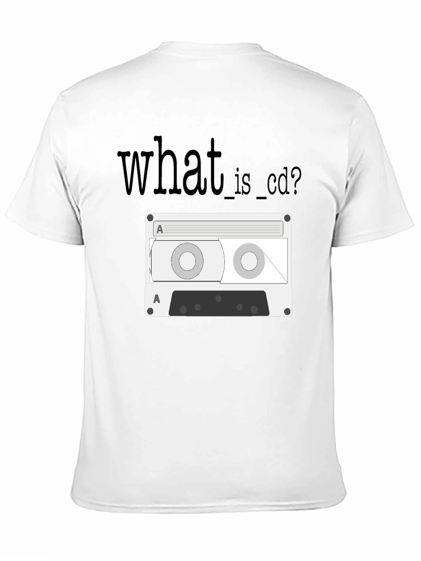 Retro Cassette Tape T-Shirt - What is CD?
