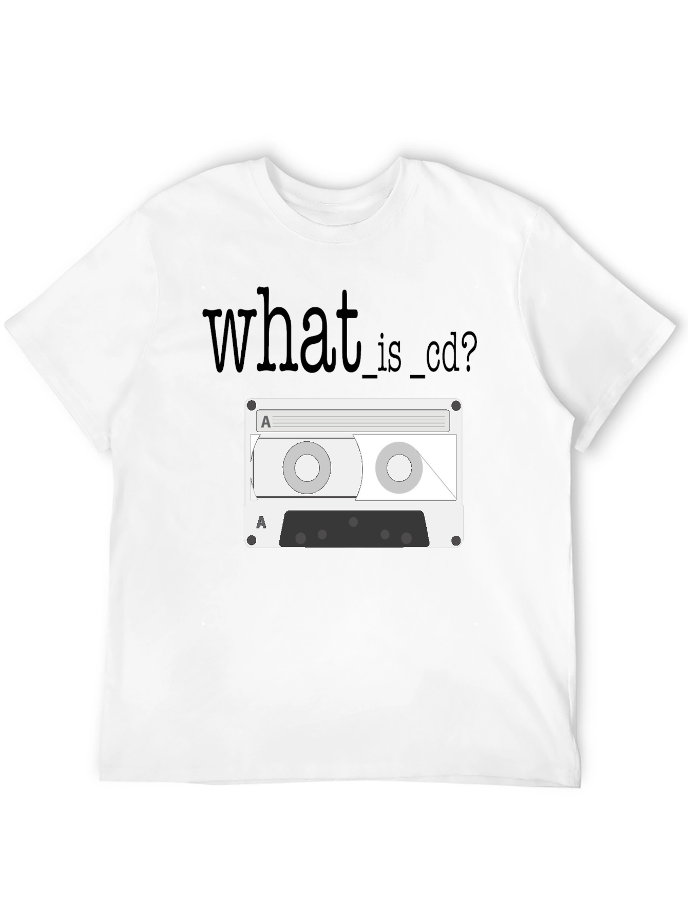 Retro Cassette Tape T-Shirt - What is CD?
