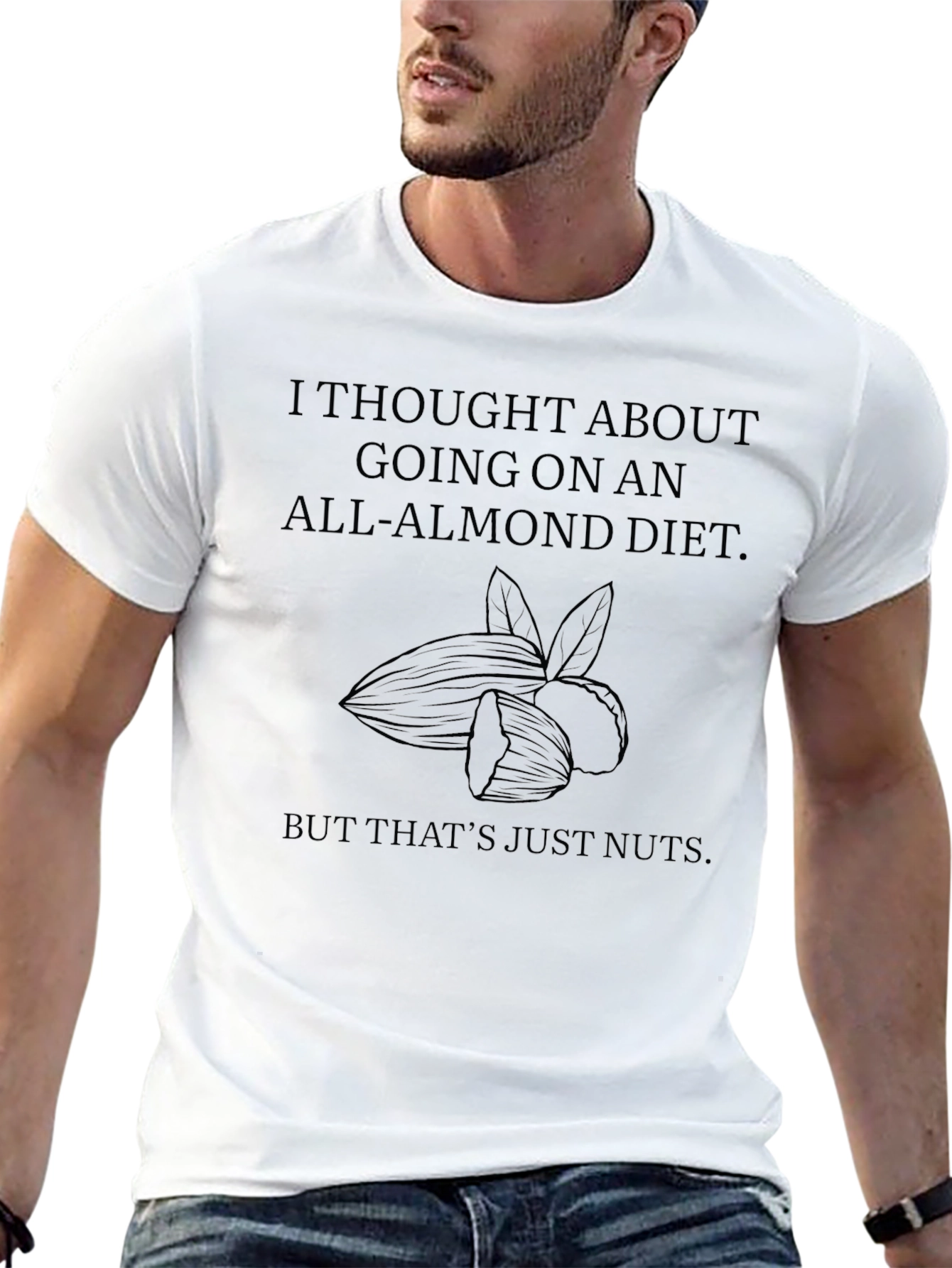 Funny All-Almond Diet T-Shirt