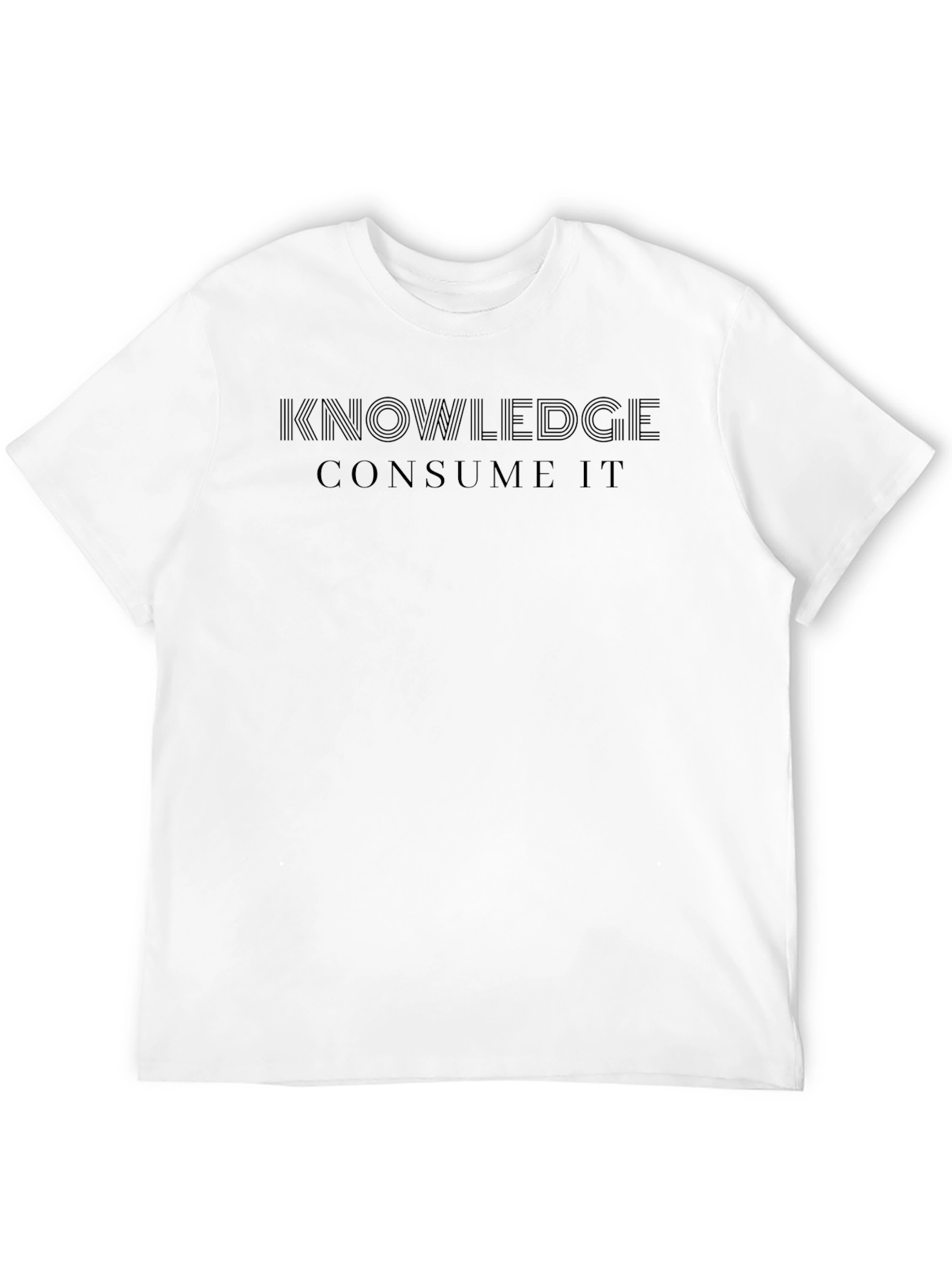 Knowledge Consume It Graphic T-Shirt