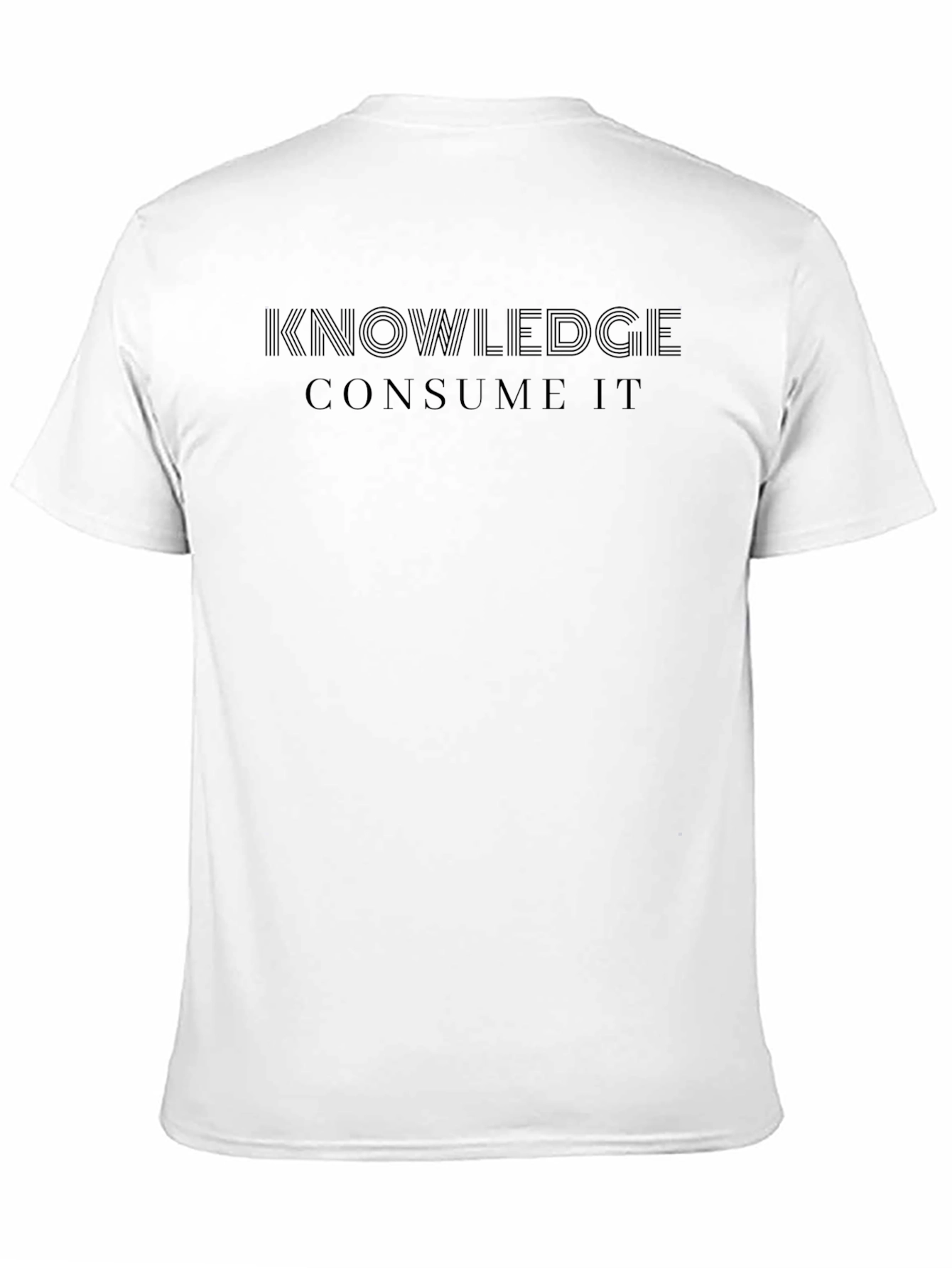 Knowledge Consume It Graphic T-Shirt