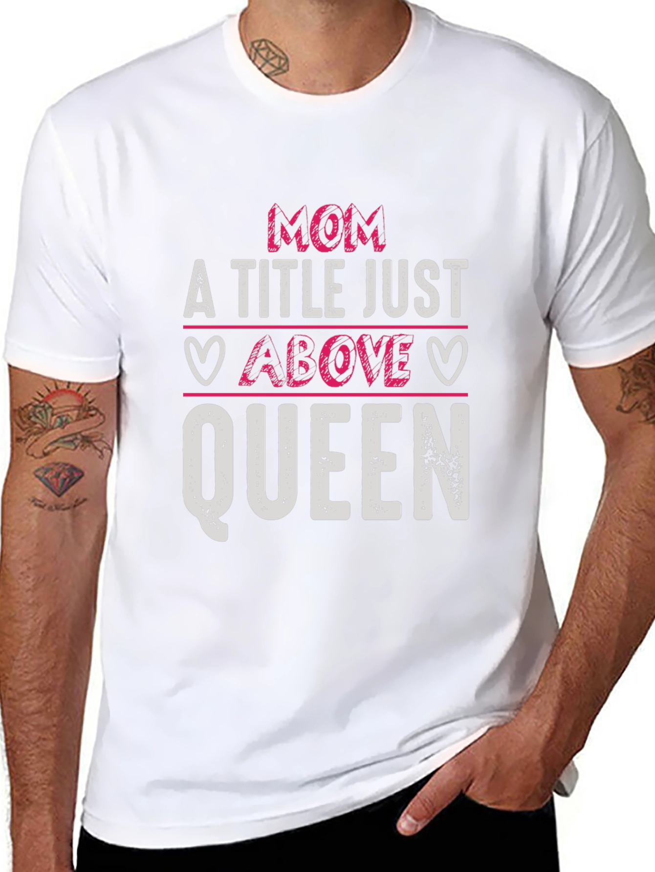 Mom Above Queen Graphic Tee