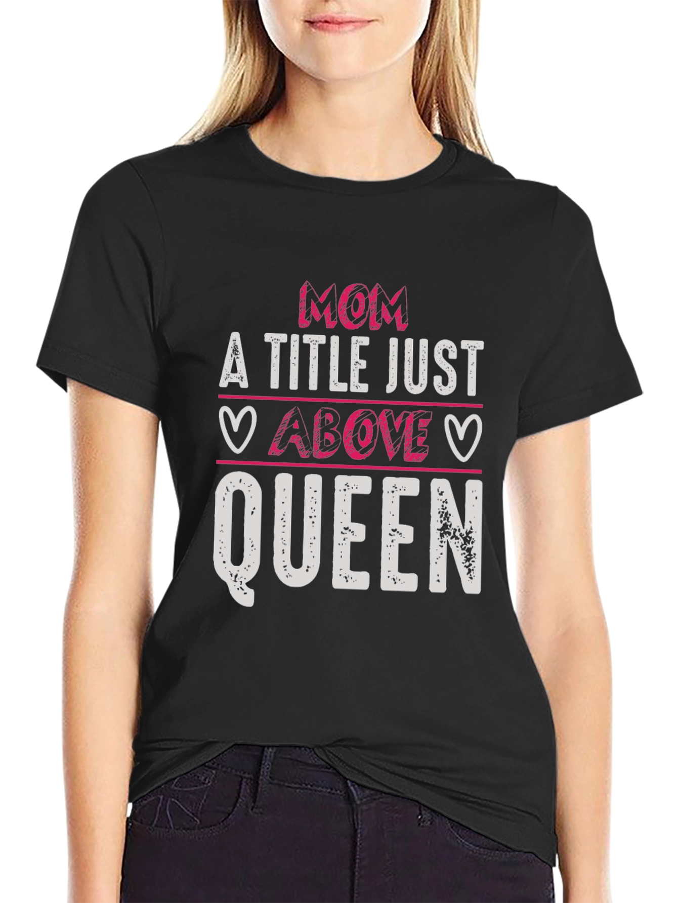 Mom Above Queen Graphic Tee