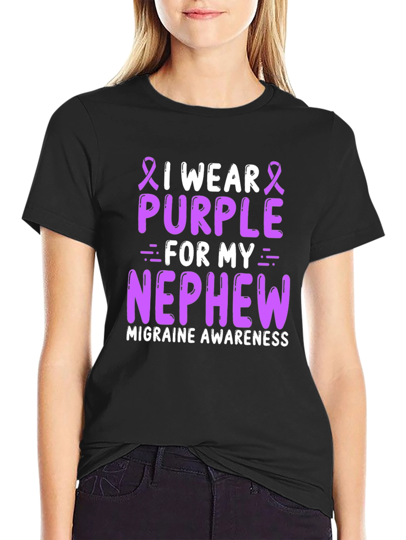 Purple Migraine Awareness T-Shirt