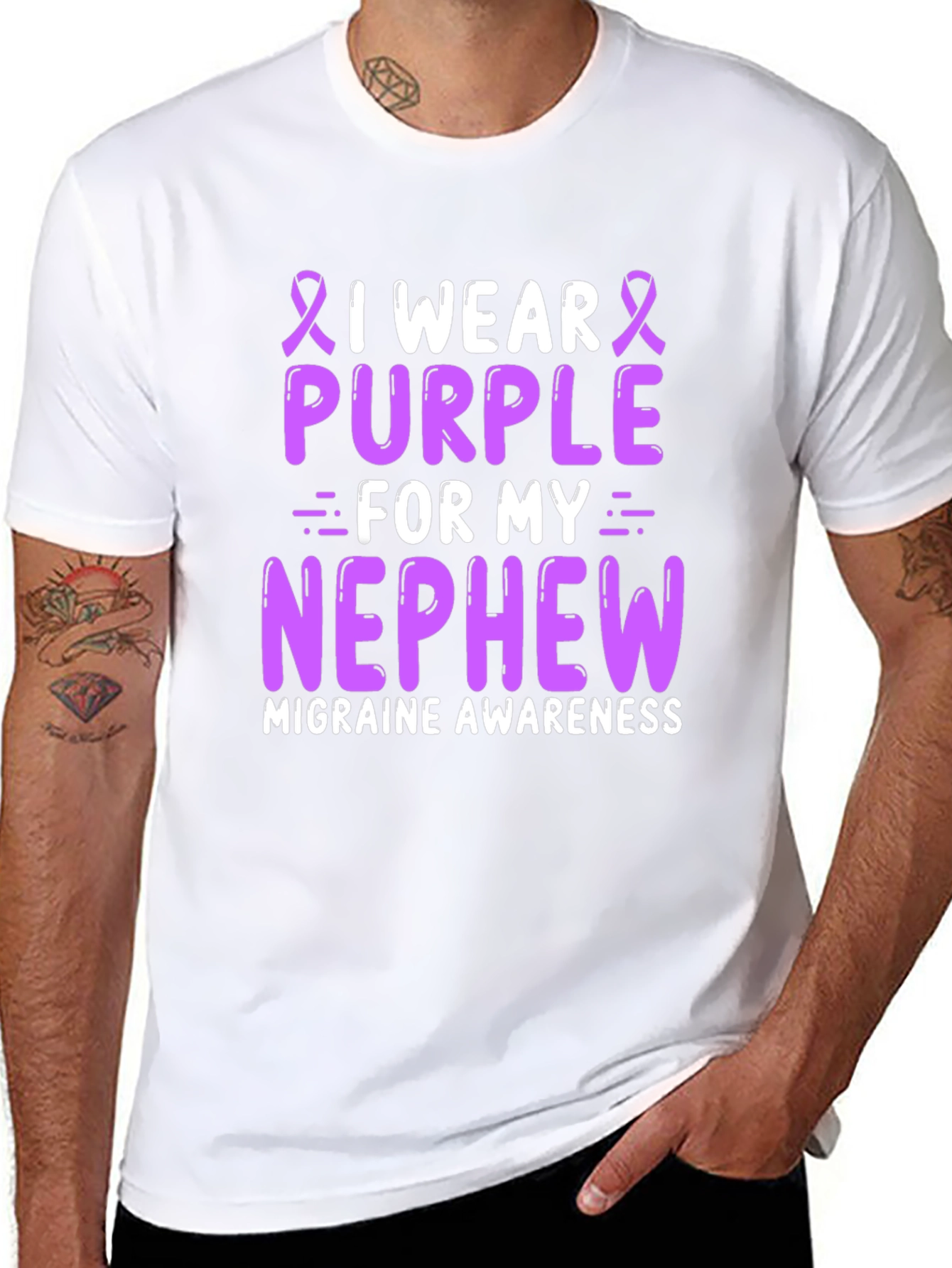 Purple Migraine Awareness T-Shirt