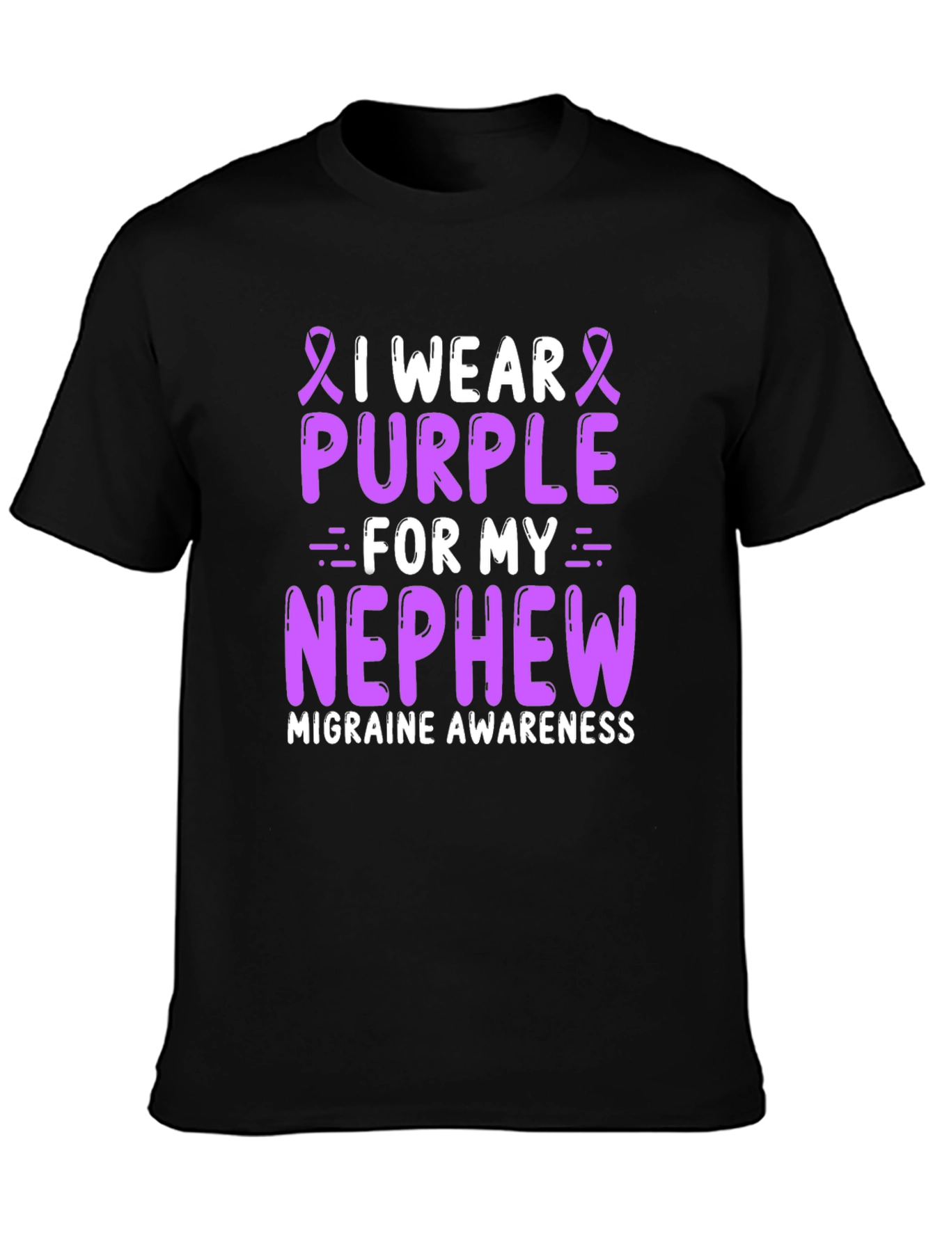 Purple Migraine Awareness T-Shirt