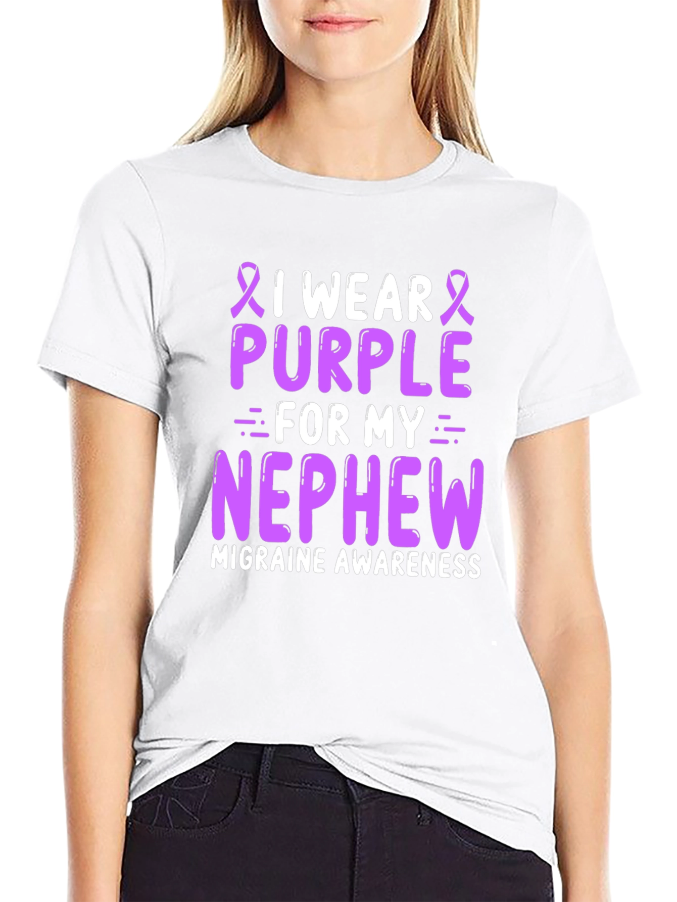 Purple Migraine Awareness T-Shirt
