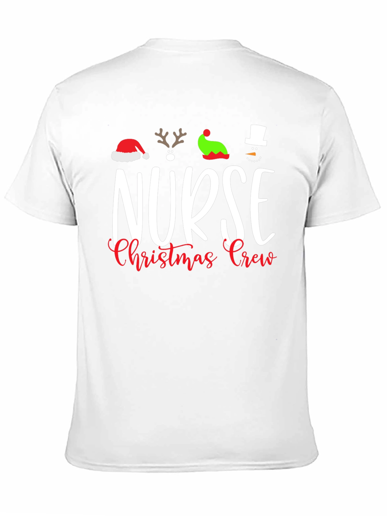 Nurse Christmas Crew Graphic Tee - Holiday Apparel