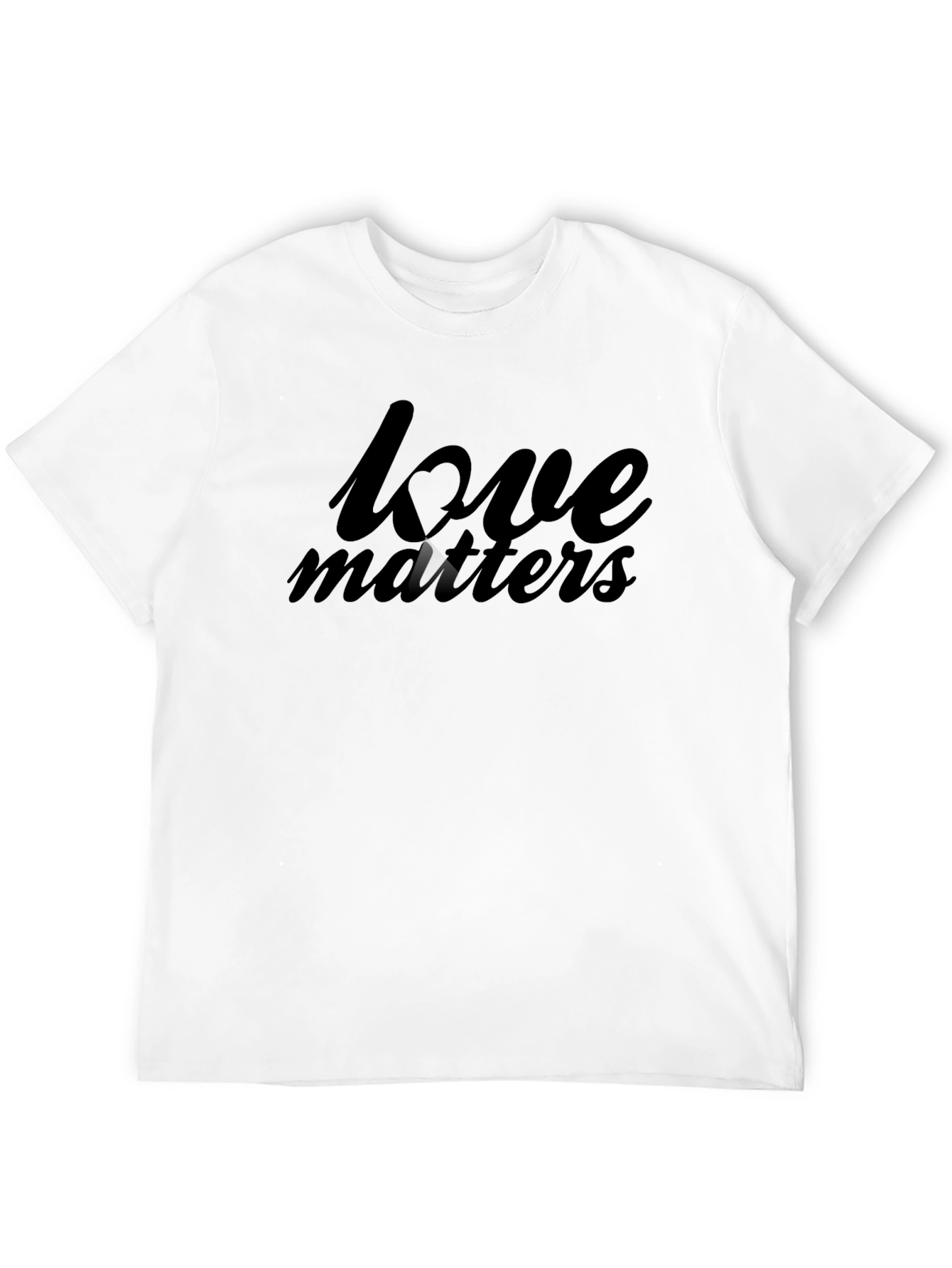 Love Matters Black T-Shirt