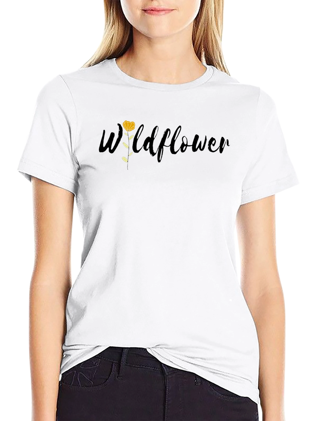 Wildflower Graphic Tee - Stylish Casual Wear