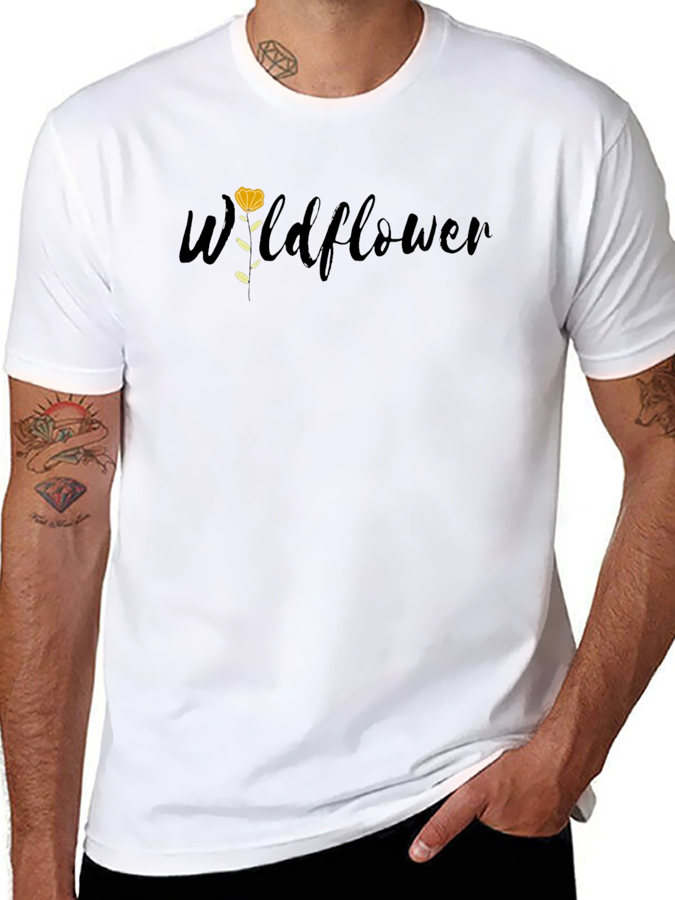 Wildflower Graphic Tee - Stylish Casual Wear