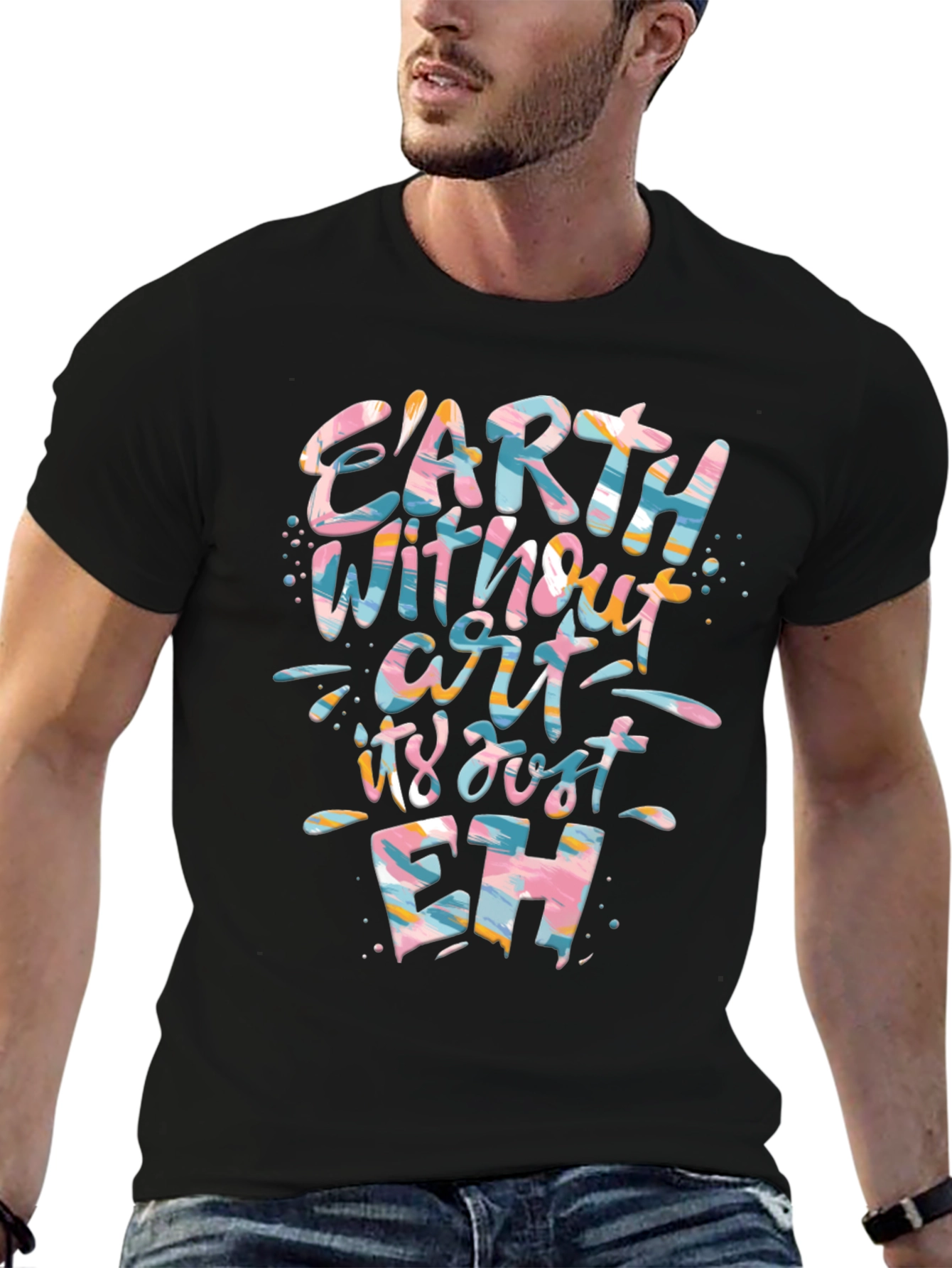 Earth Without Art Black Graphic Tee