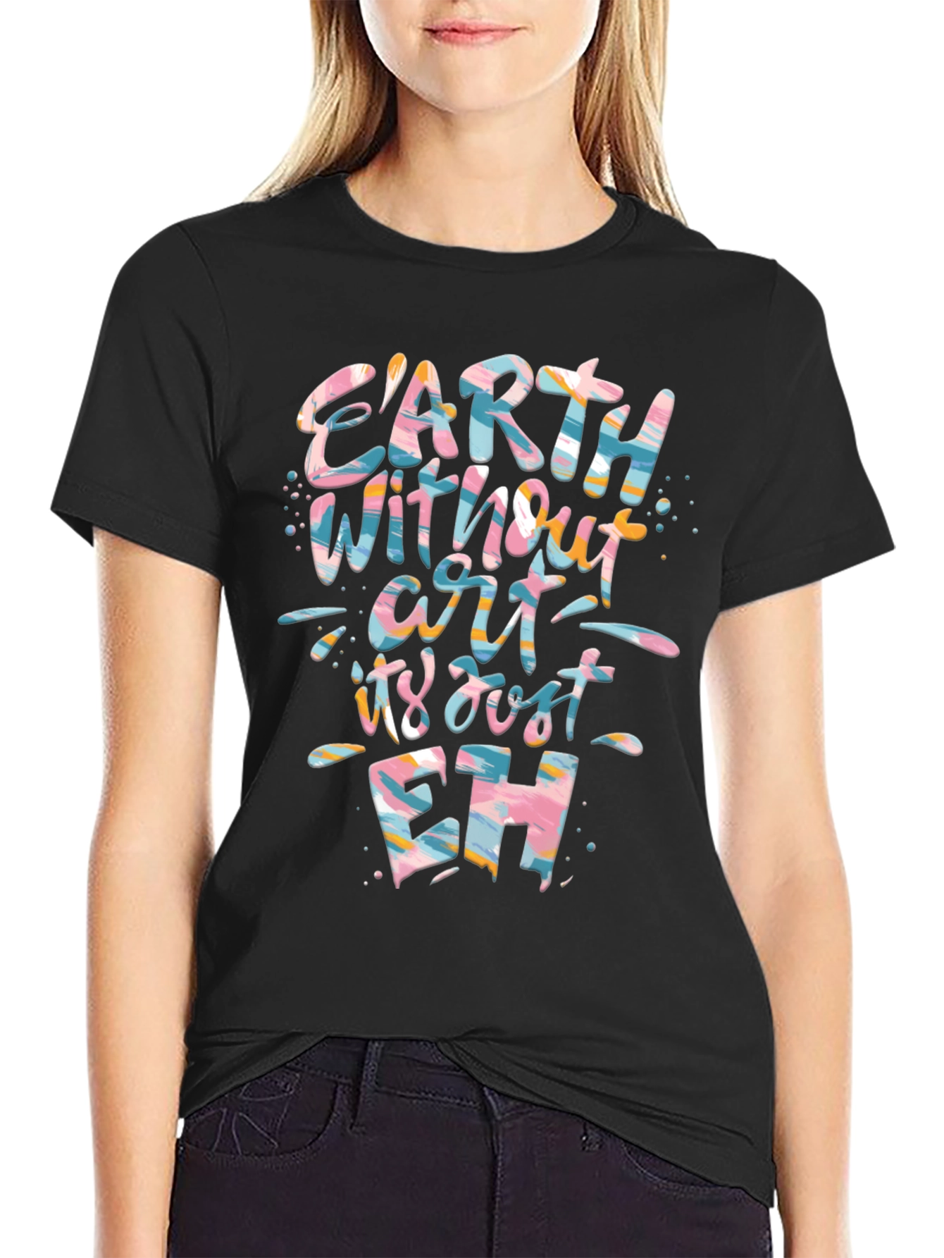 Earth Without Art Black Graphic Tee