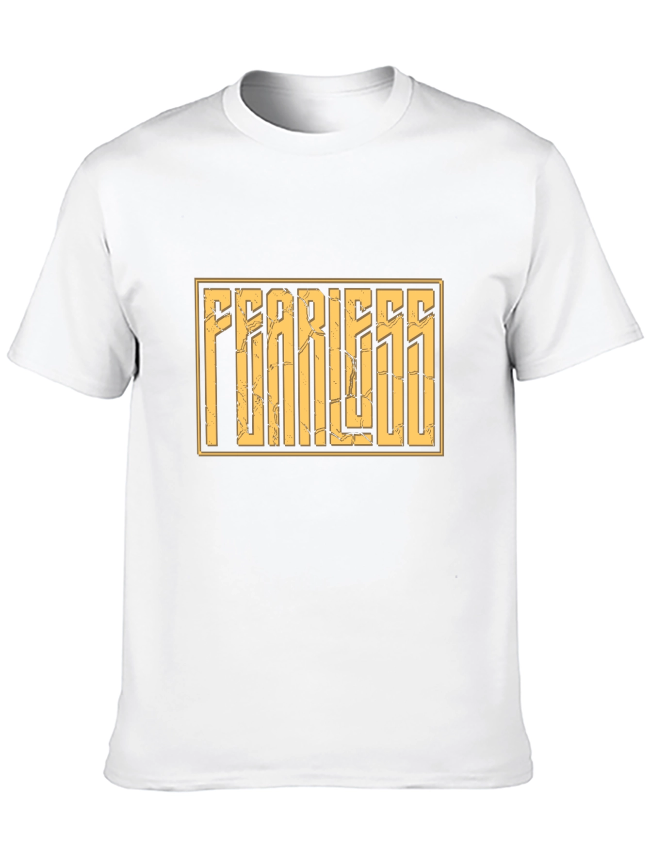 Fearless Graphic Print Black T-Shirt