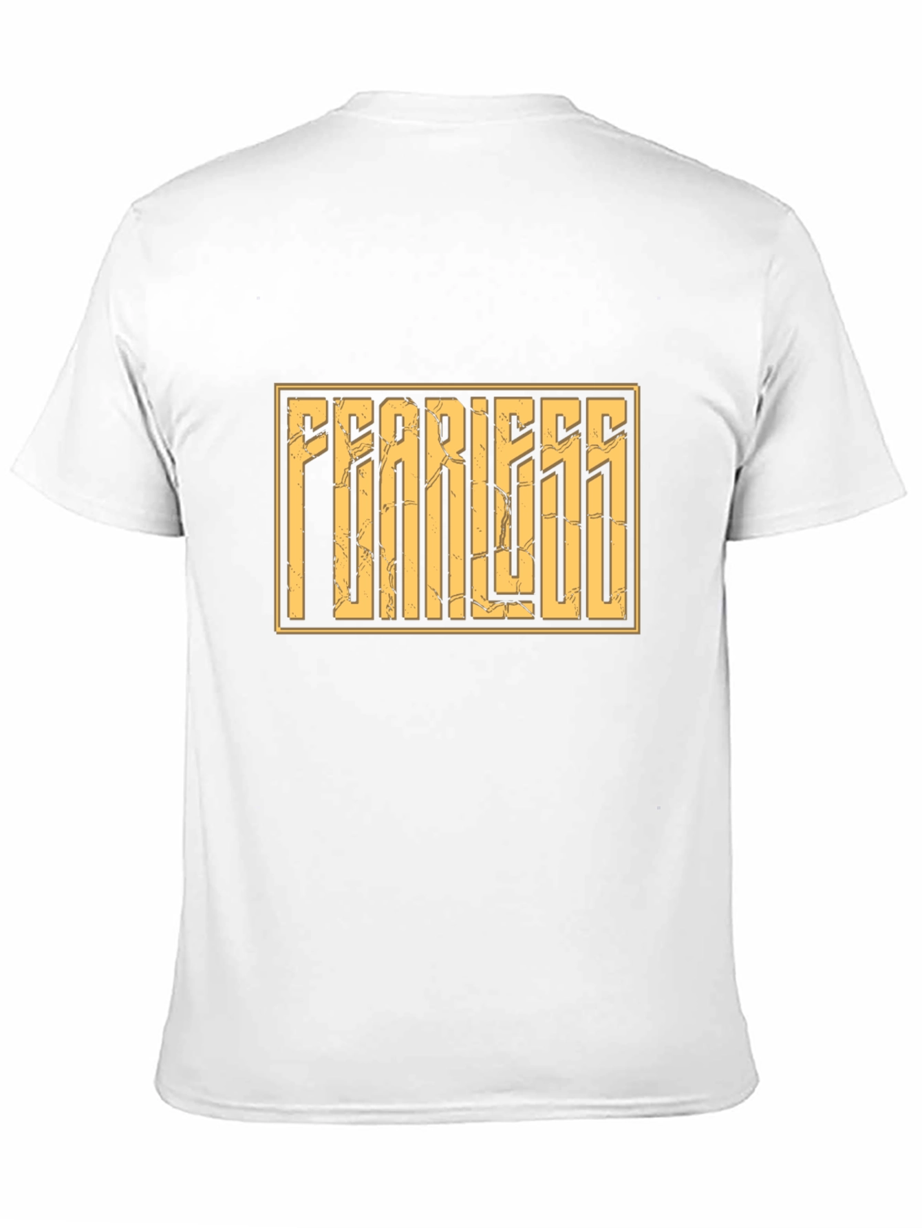 Fearless Graphic Print Black T-Shirt