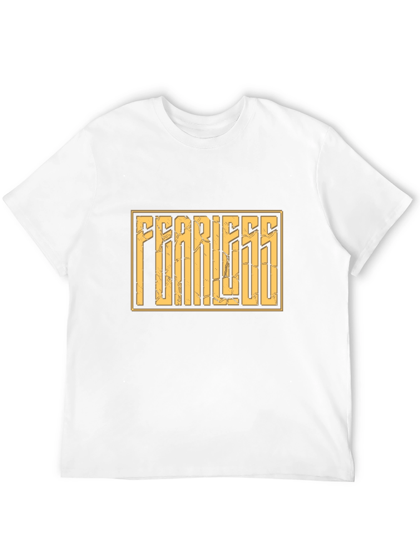 Fearless Graphic Print Black T-Shirt